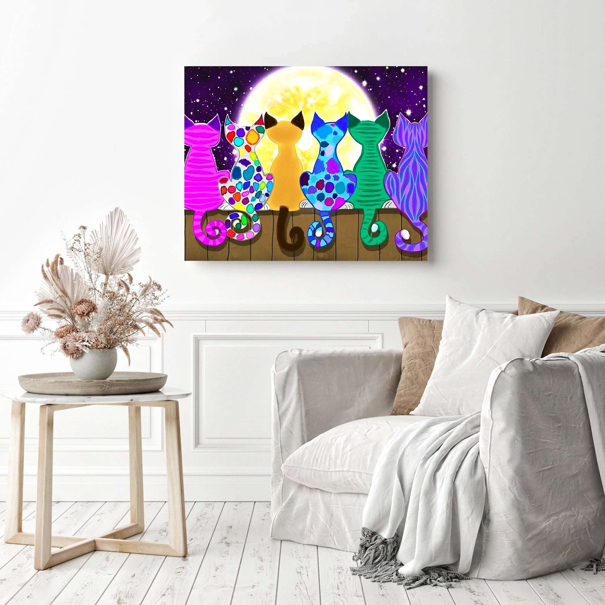 Moon Shadow Meow | Diamond Painting - Image 3