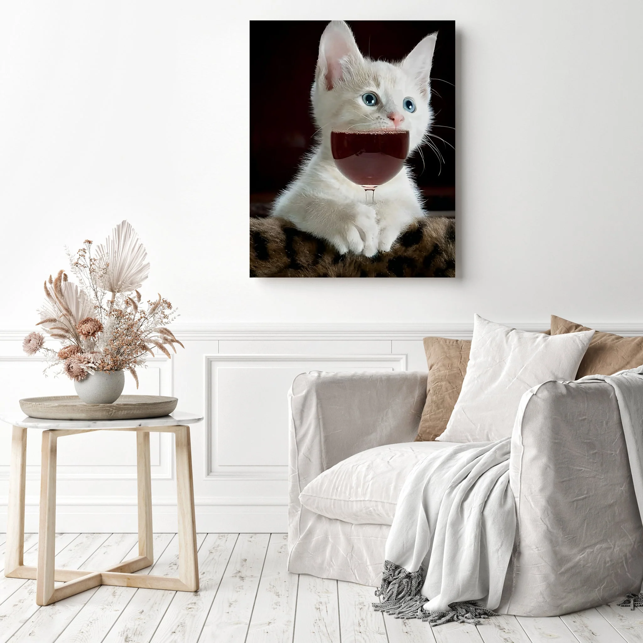 Cat and Wine | Diamond Painting - Image 3