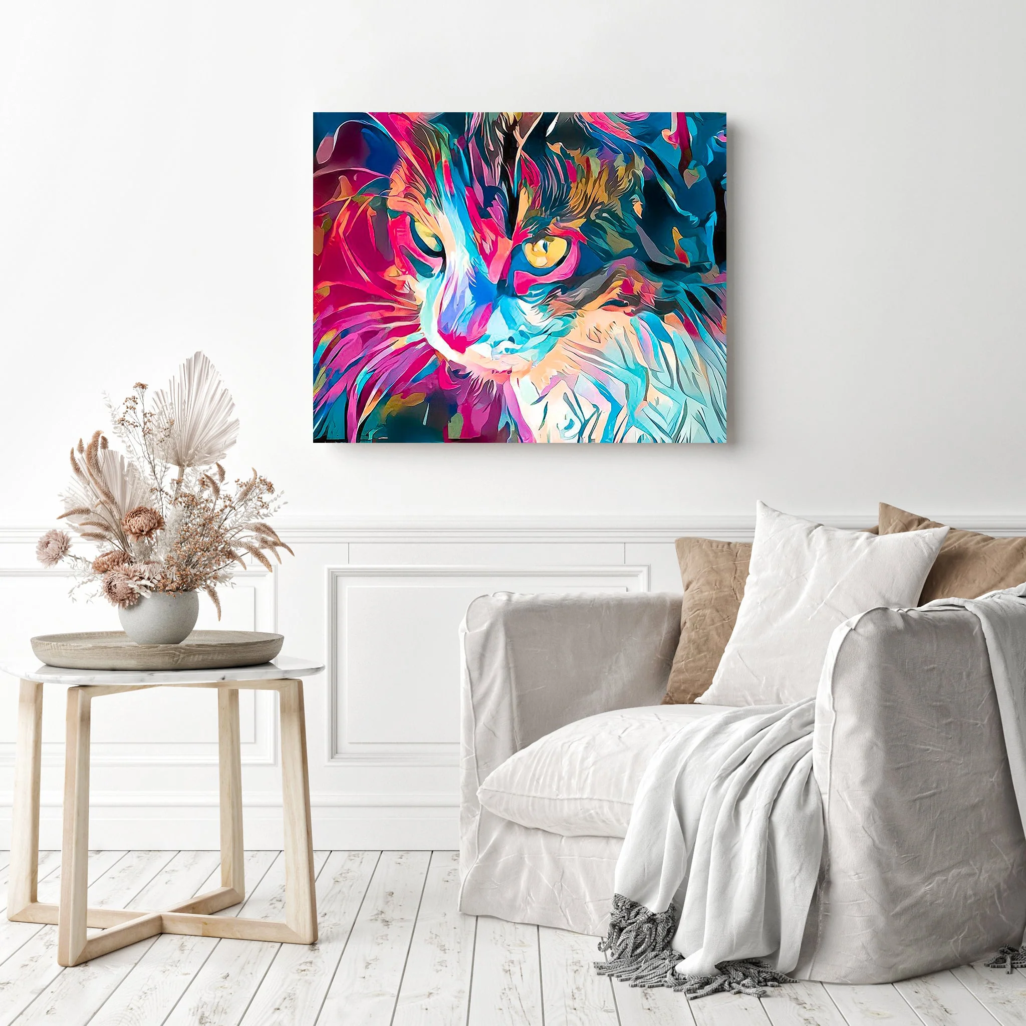 Kitty Abstract | Diamond Painting - Image 3