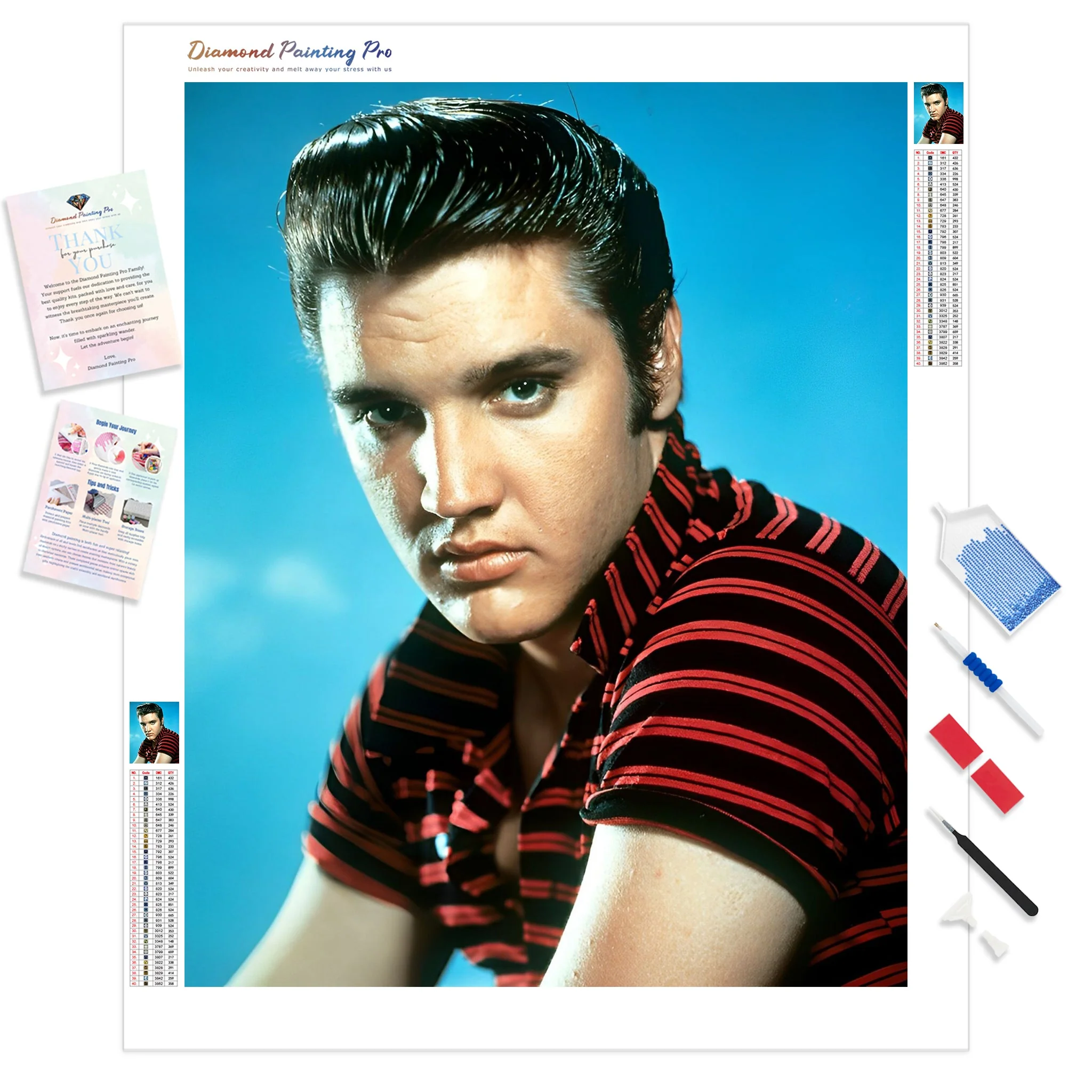 Elvis Presley Charm | Diamond Painting
