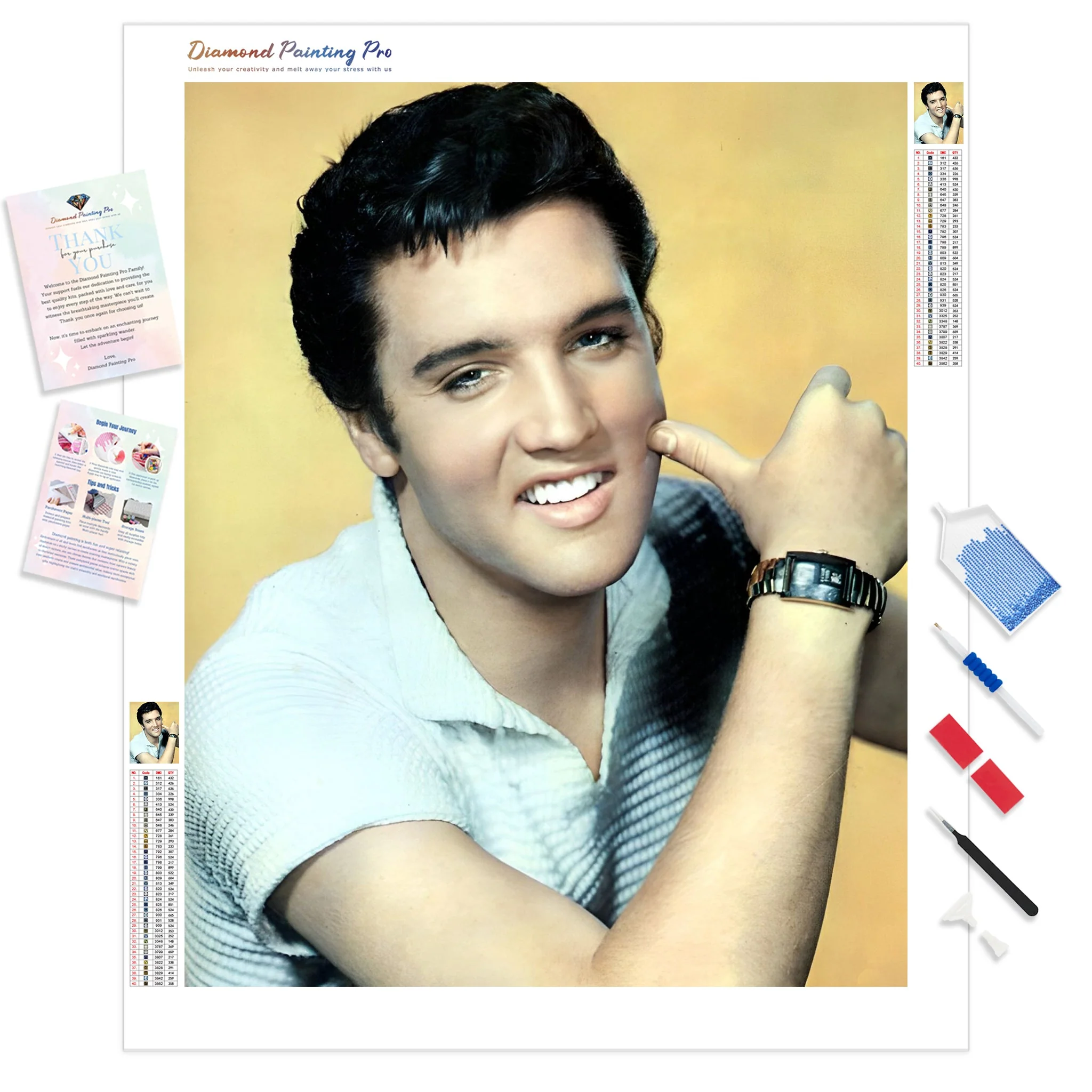 Elvis Presley Smile | Diamond Painting