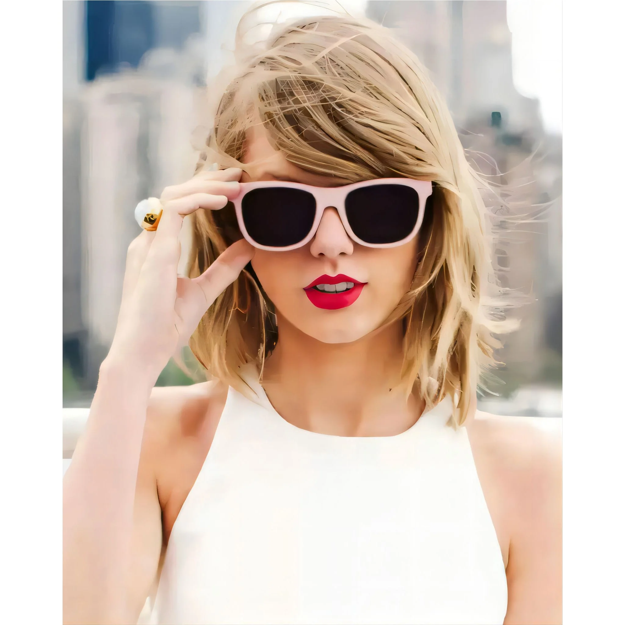 Taylor Swift in Sunglasses | Diamond Painting - Image 2