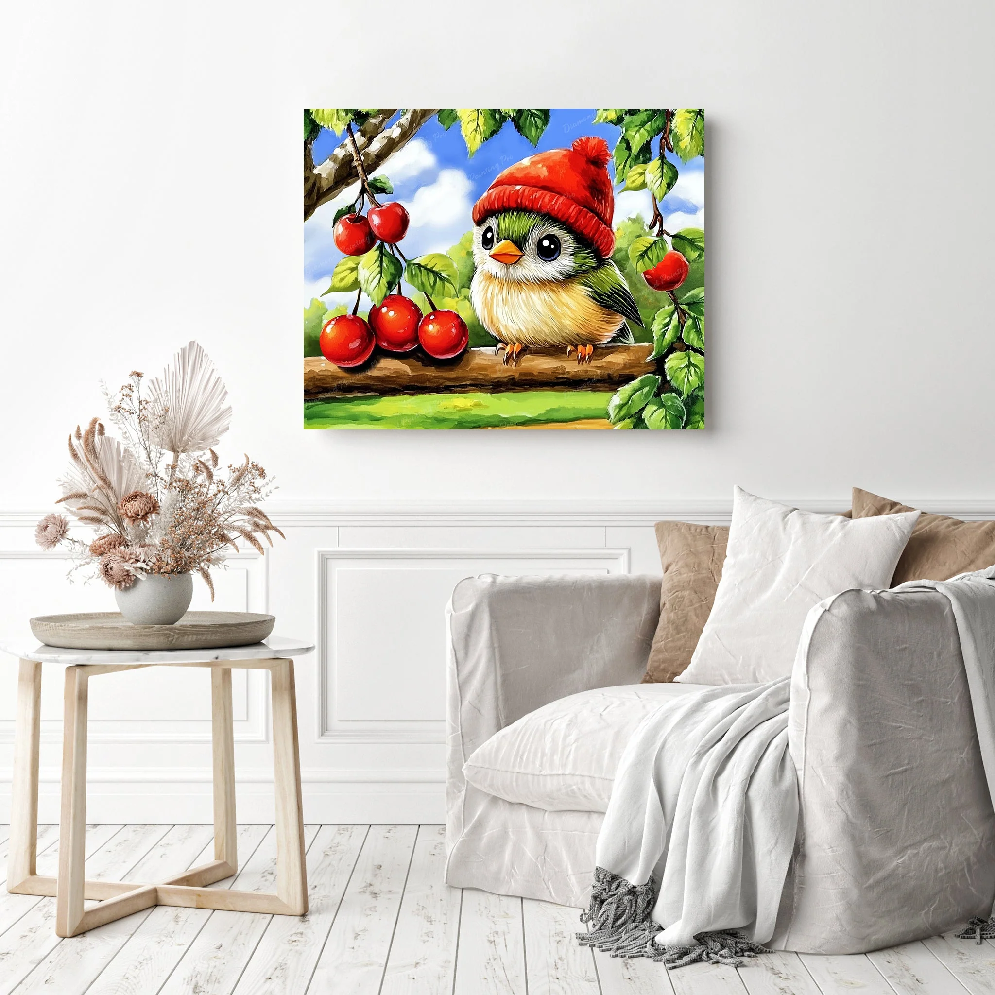 Chibi and Red Beanie | Diamond Painting - Image 3
