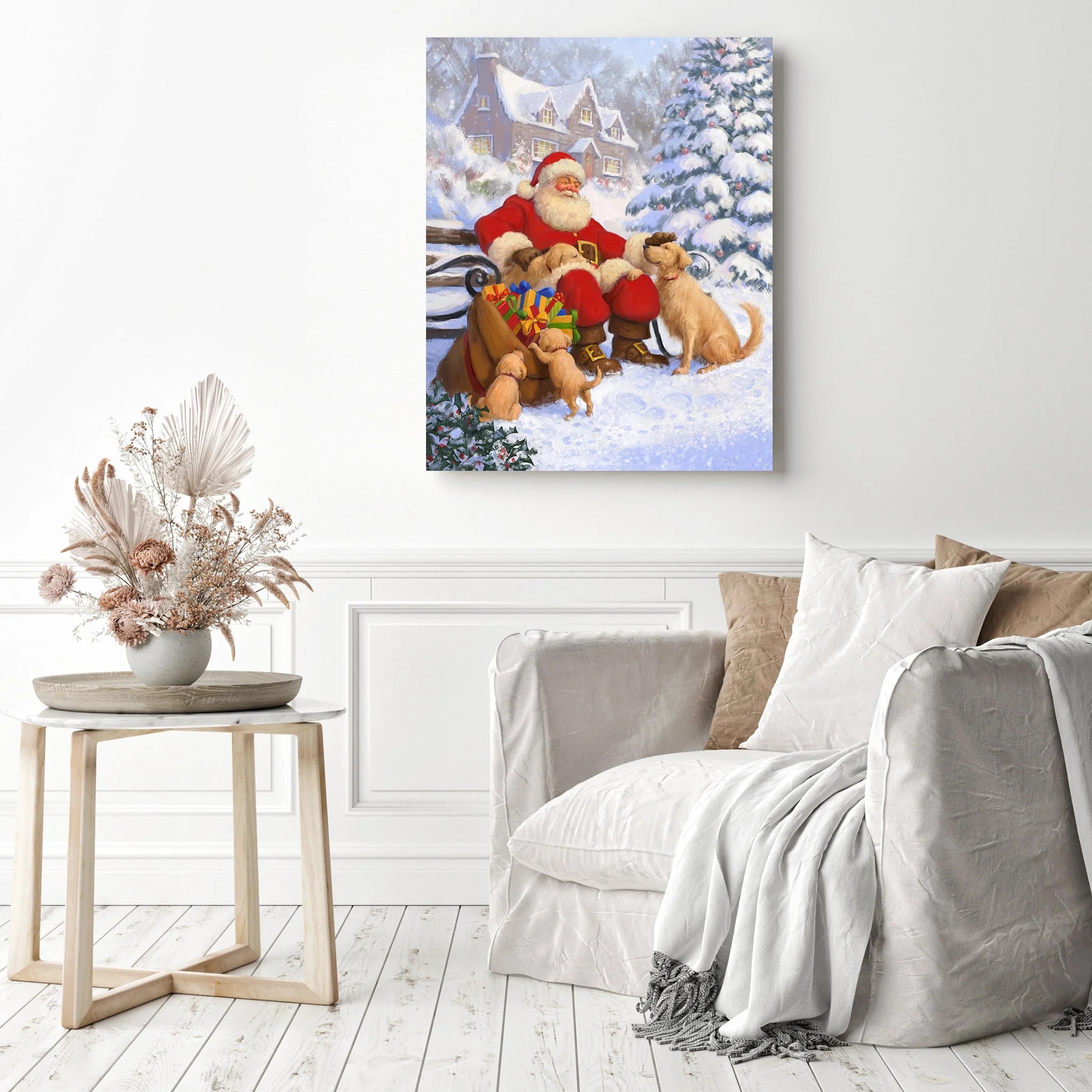 Christmas Puppy Joy | Diamond Painting - Image 3