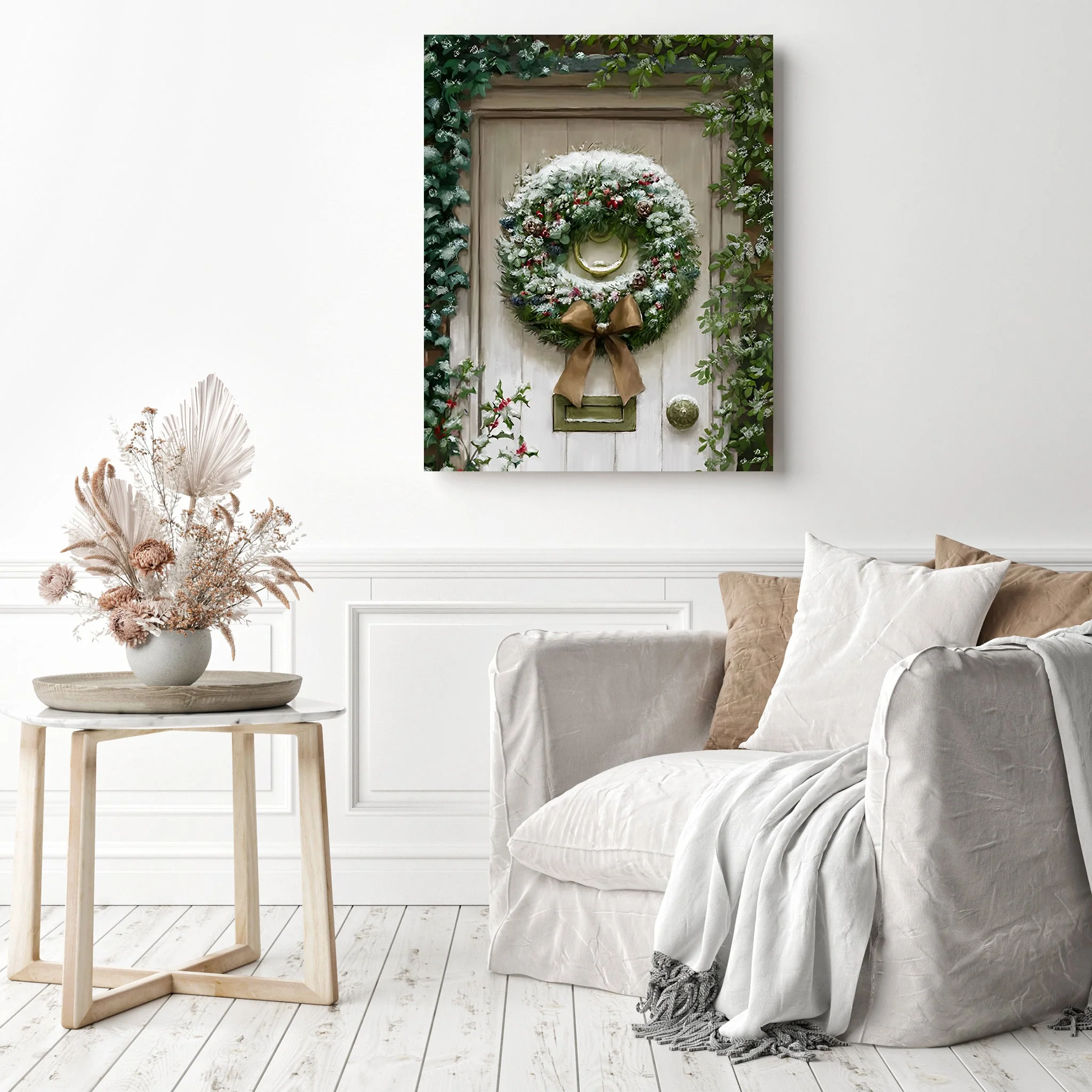Christmas Wreath Serenity | Diamond Painting - Image 3