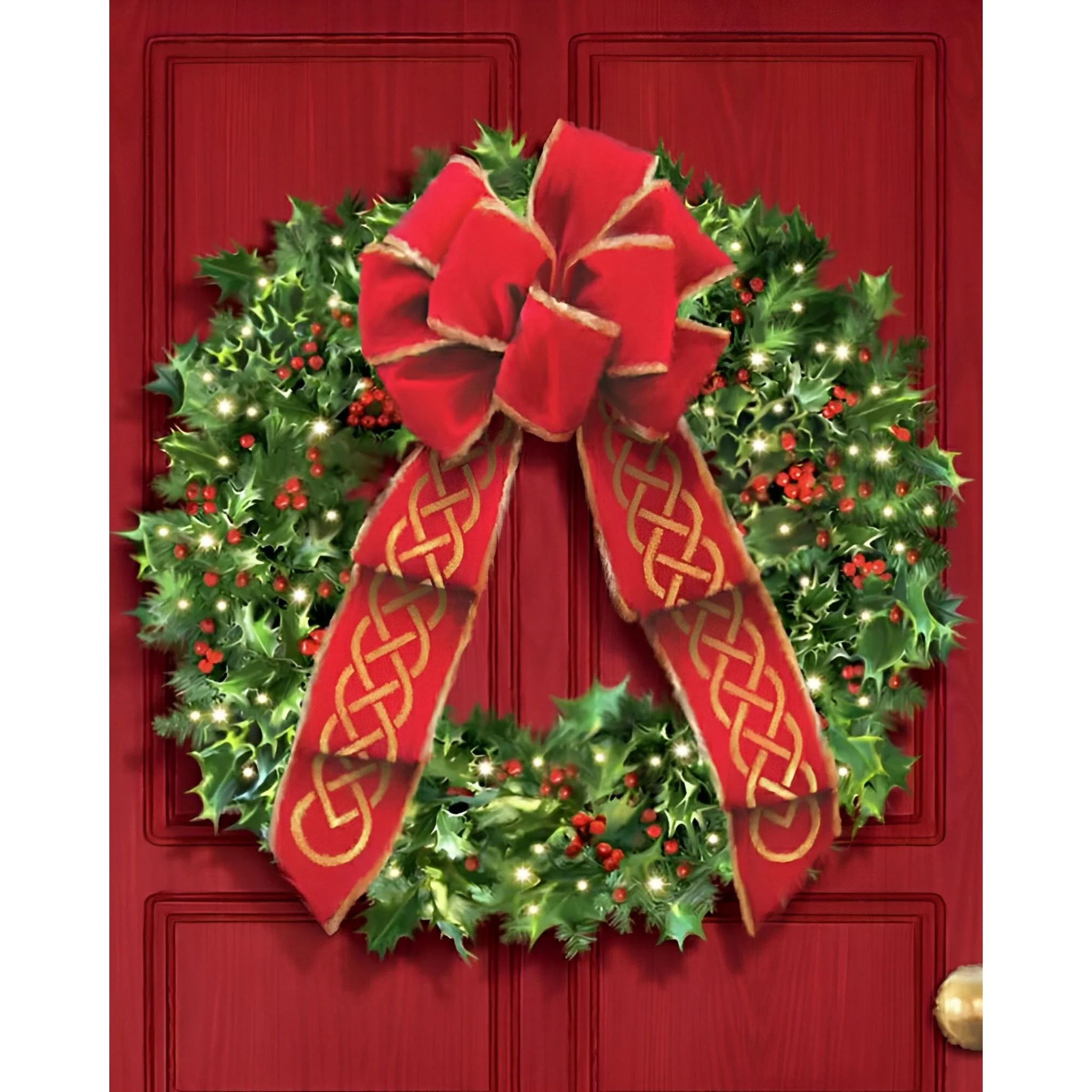 Christmas Wreath | Diamond Painting - Image 2