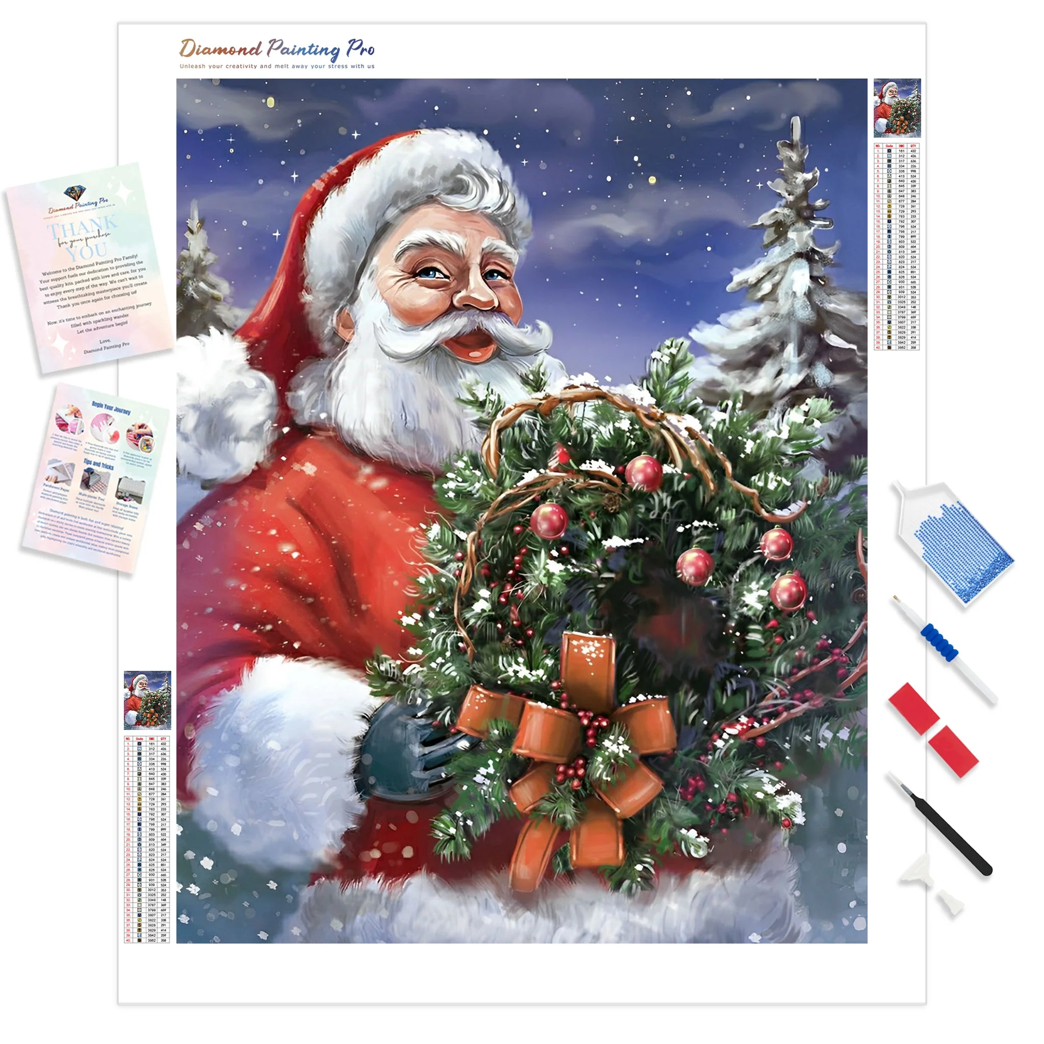 Christmas Wreath Delivery | Diamond Painting