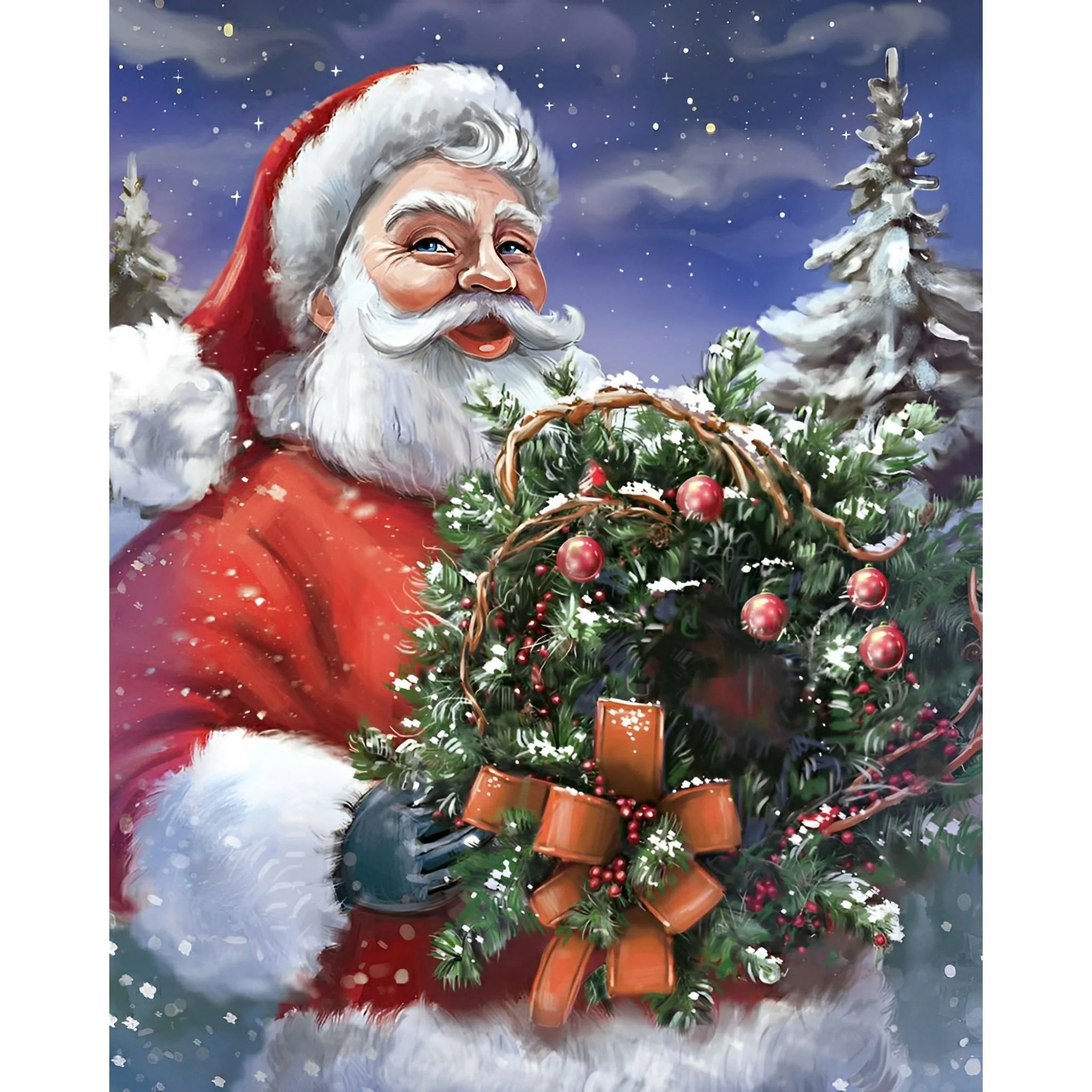 Christmas Wreath Delivery | Diamond Painting - Image 2