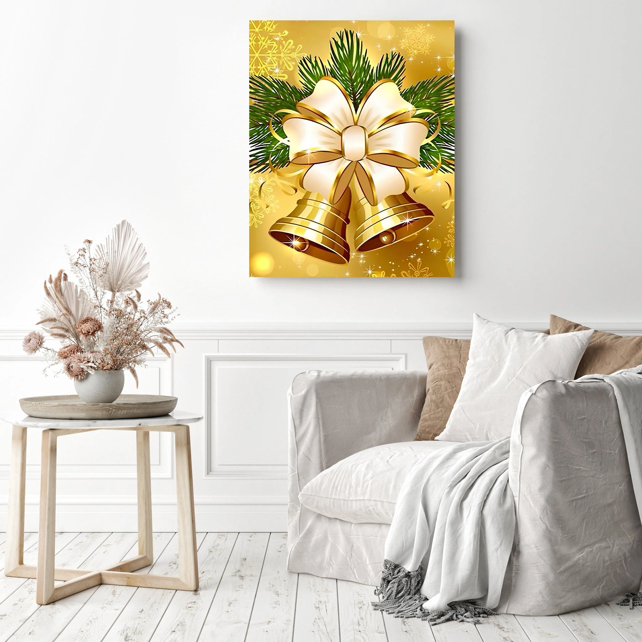 Gold Christmas Bells | Diamond Painting - Image 3
