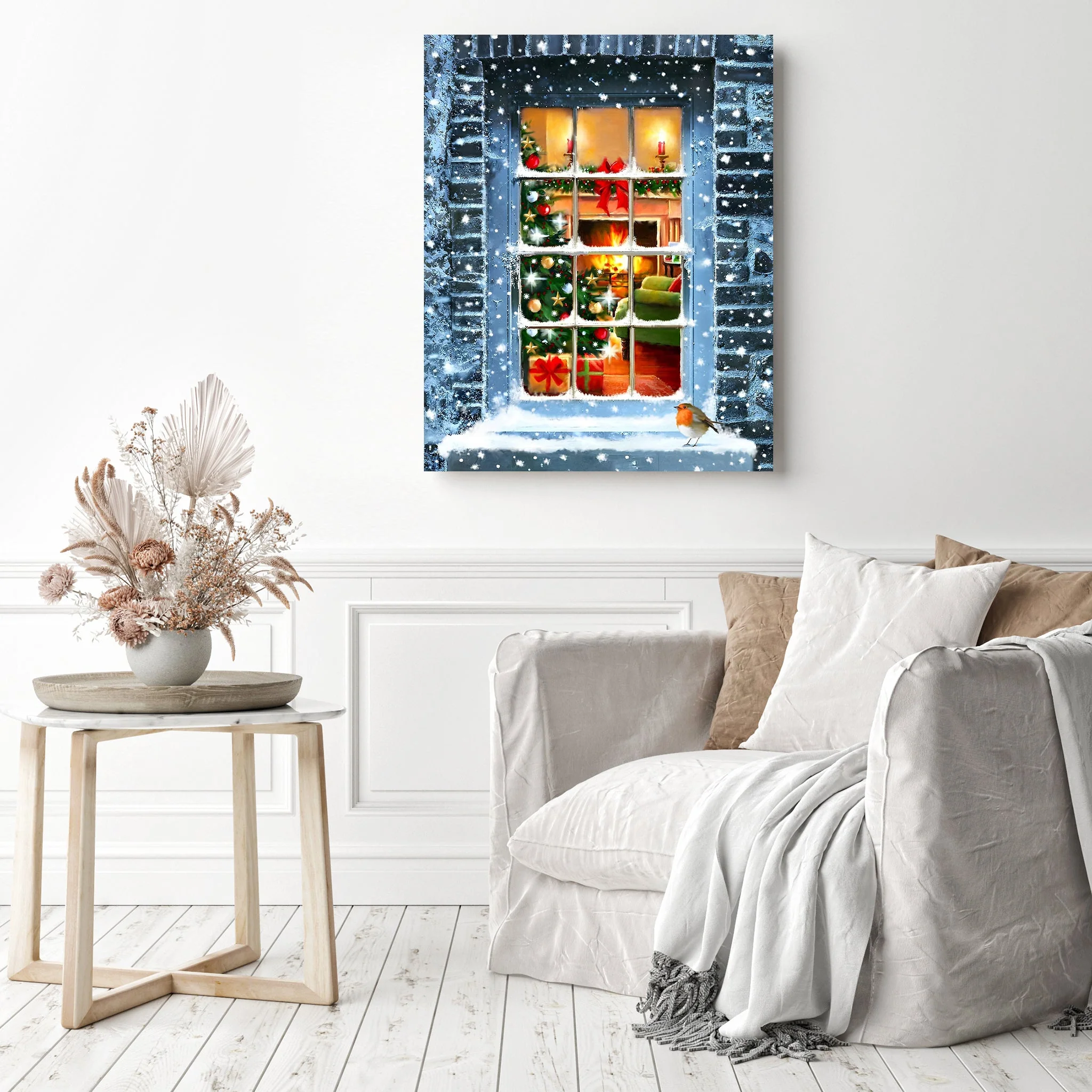 Christmas Through Window | Diamond Painting - Image 3