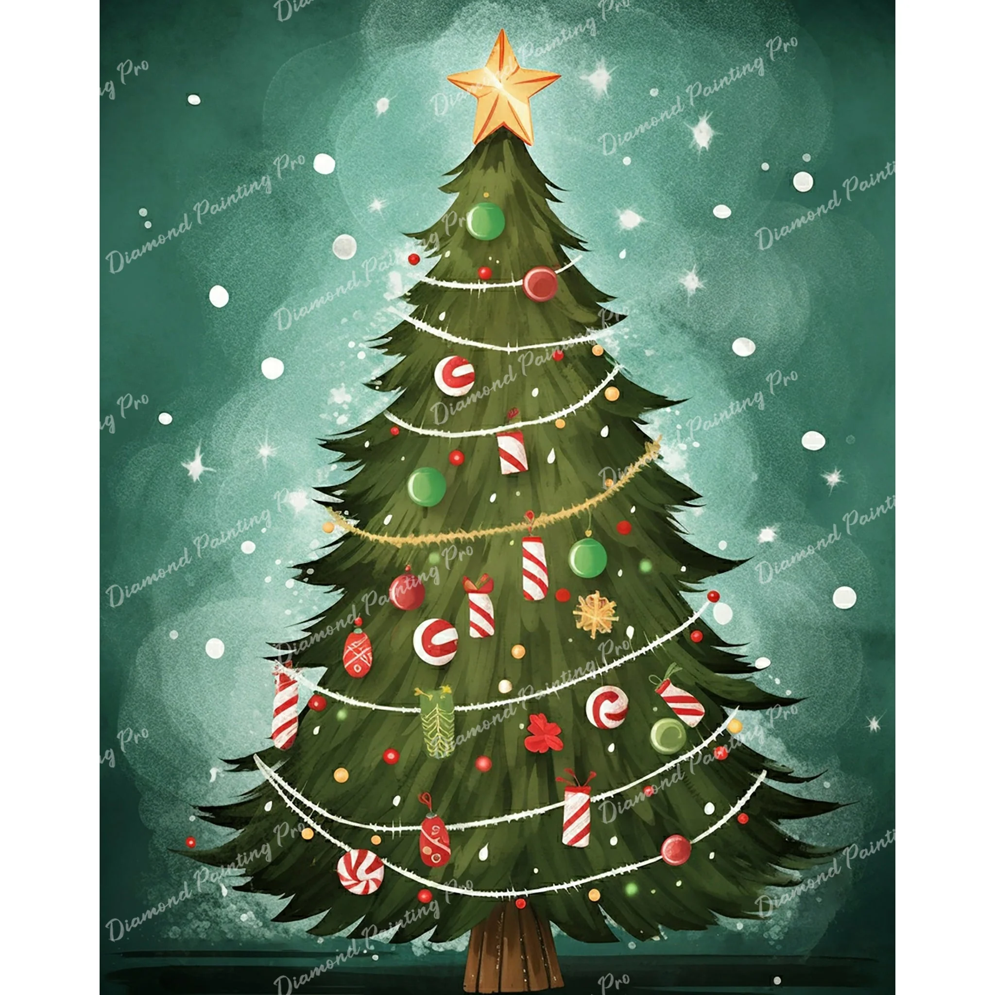 Christmas Tree Glow | Diamond Painting - Image 2