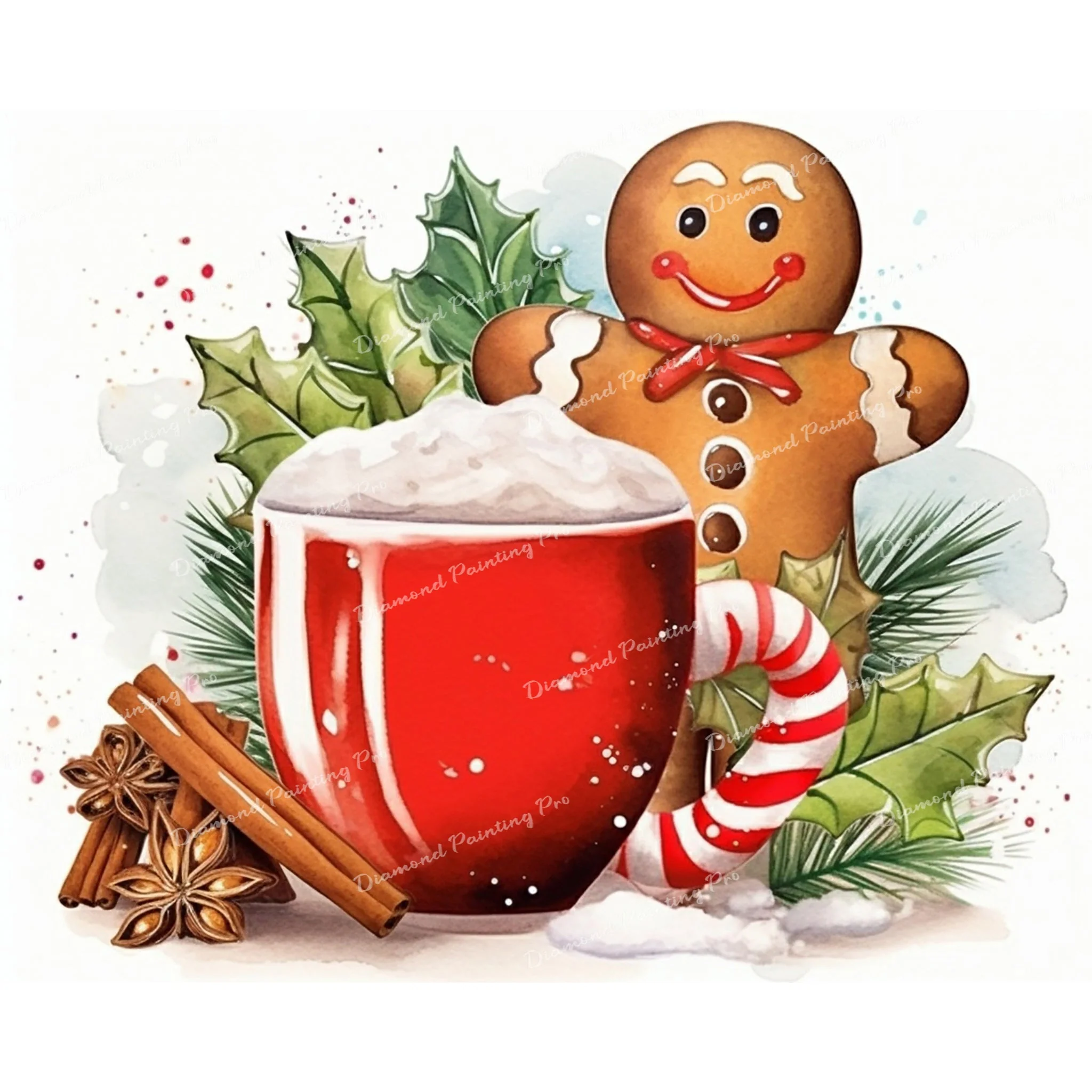 Sip with a Ginger Friend | Diamond Painting - Image 2