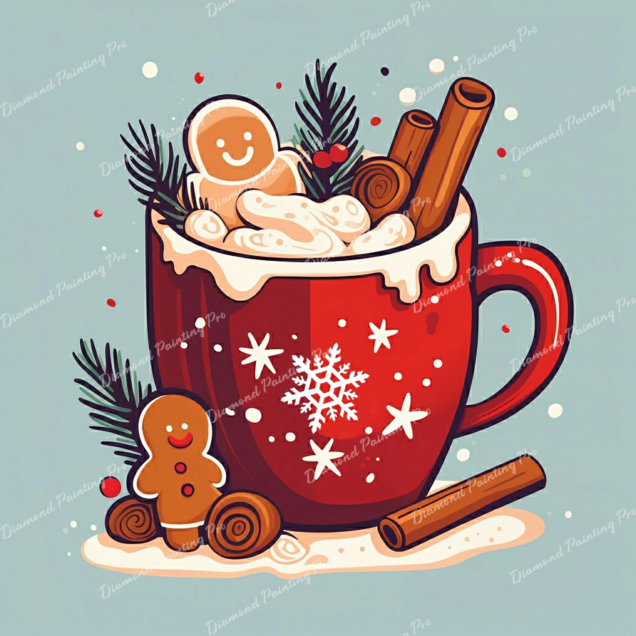 Hot Chocolate Hug | Diamond Painting - Image 2