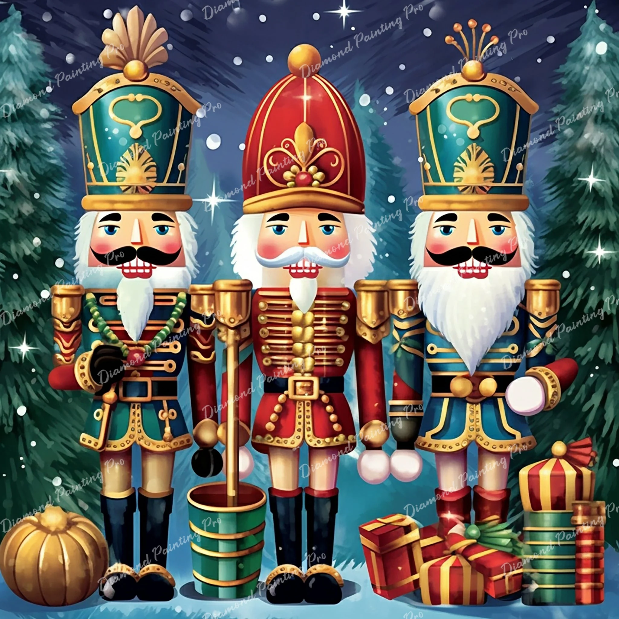 Nutcracker Trio | Diamond Painting - Image 2