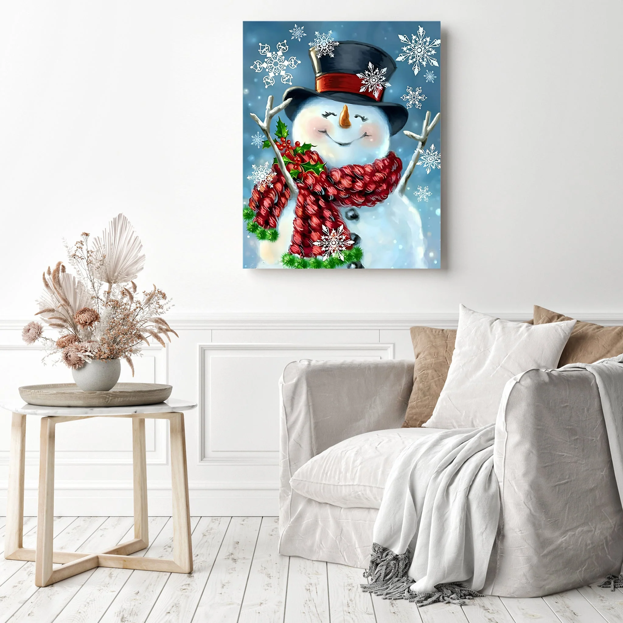 Snowman Christmas | Diamond Painting - Image 3