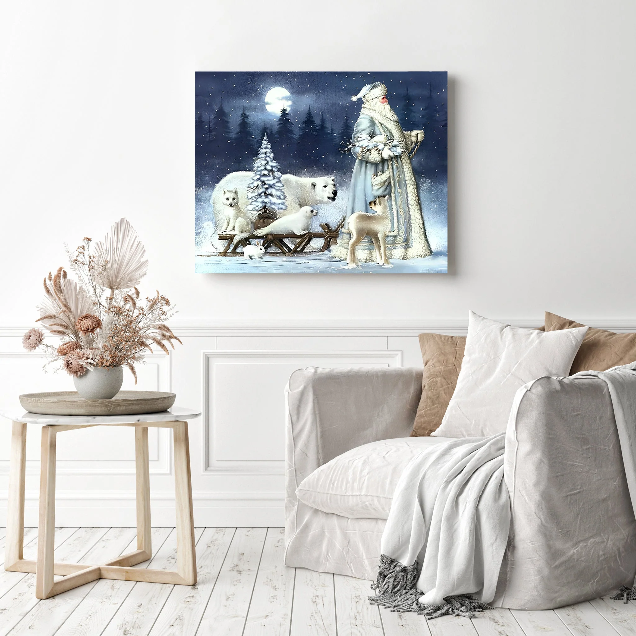 Santa Claus at Arctic | Diamond Painting - Image 3