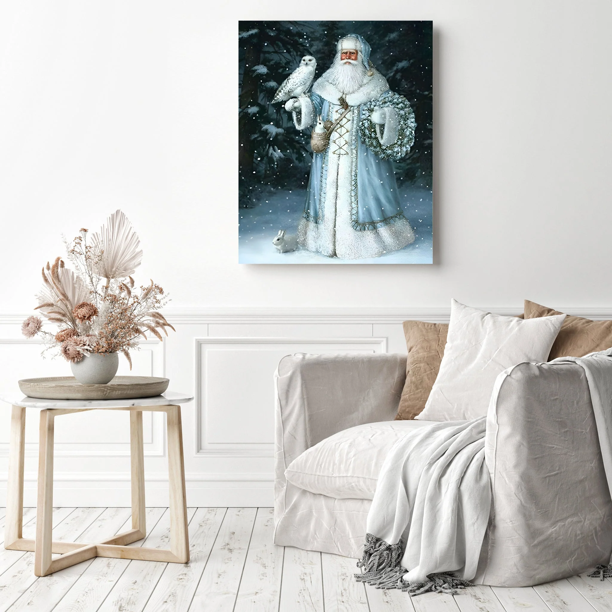 Santa Claus in the Snow | Diamond Painting - Image 3