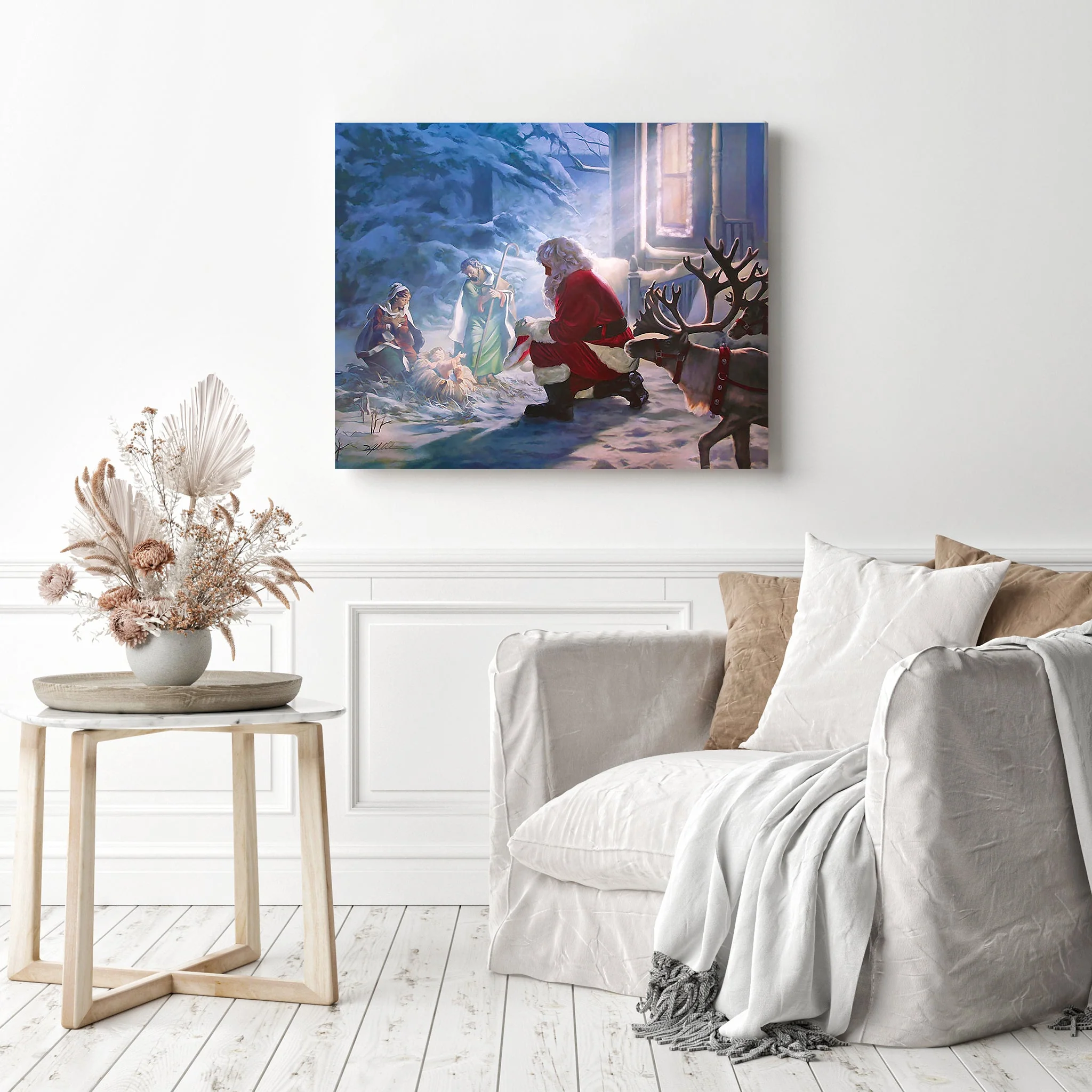 Santa Paying Homage | Diamond Painting - Image 3