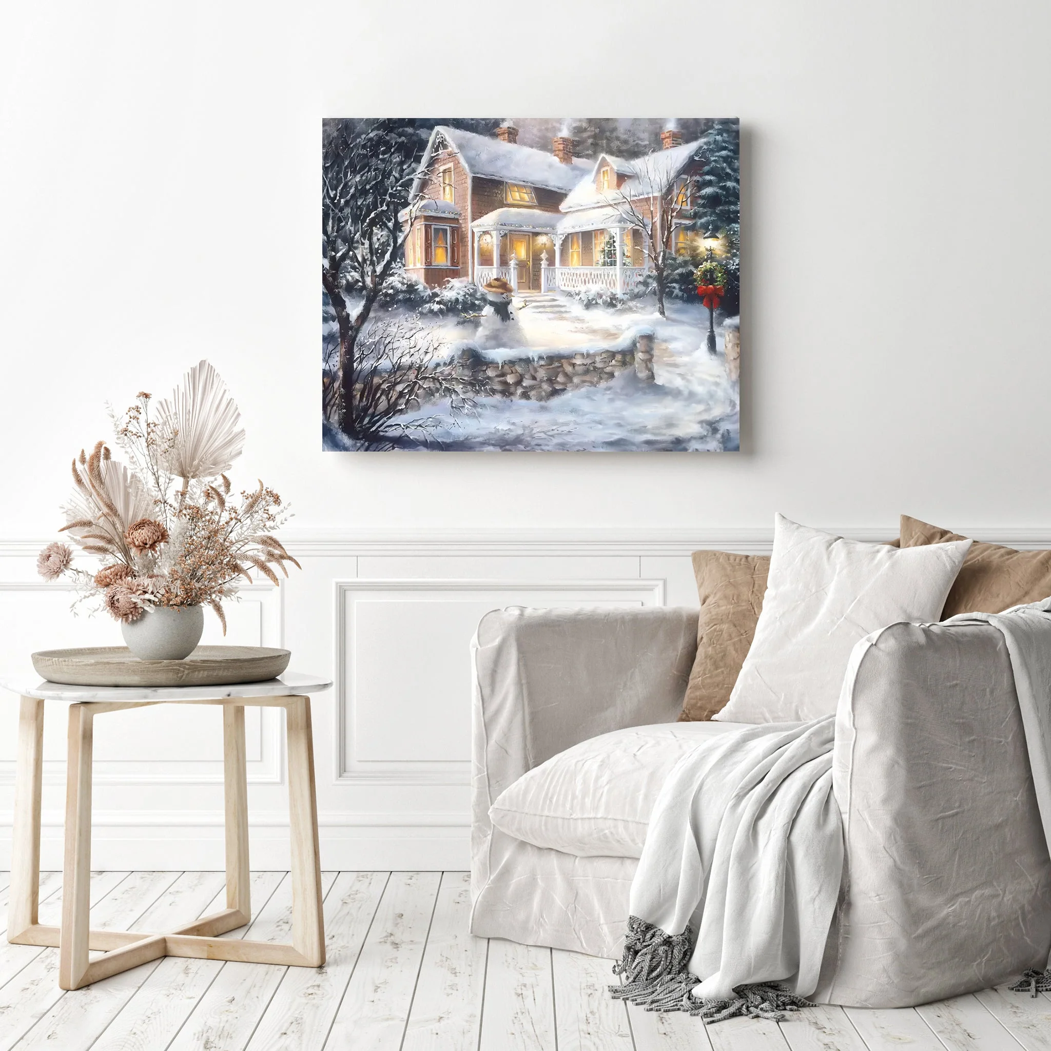 Christmas Snow Scenic | Diamond Painting - Image 3
