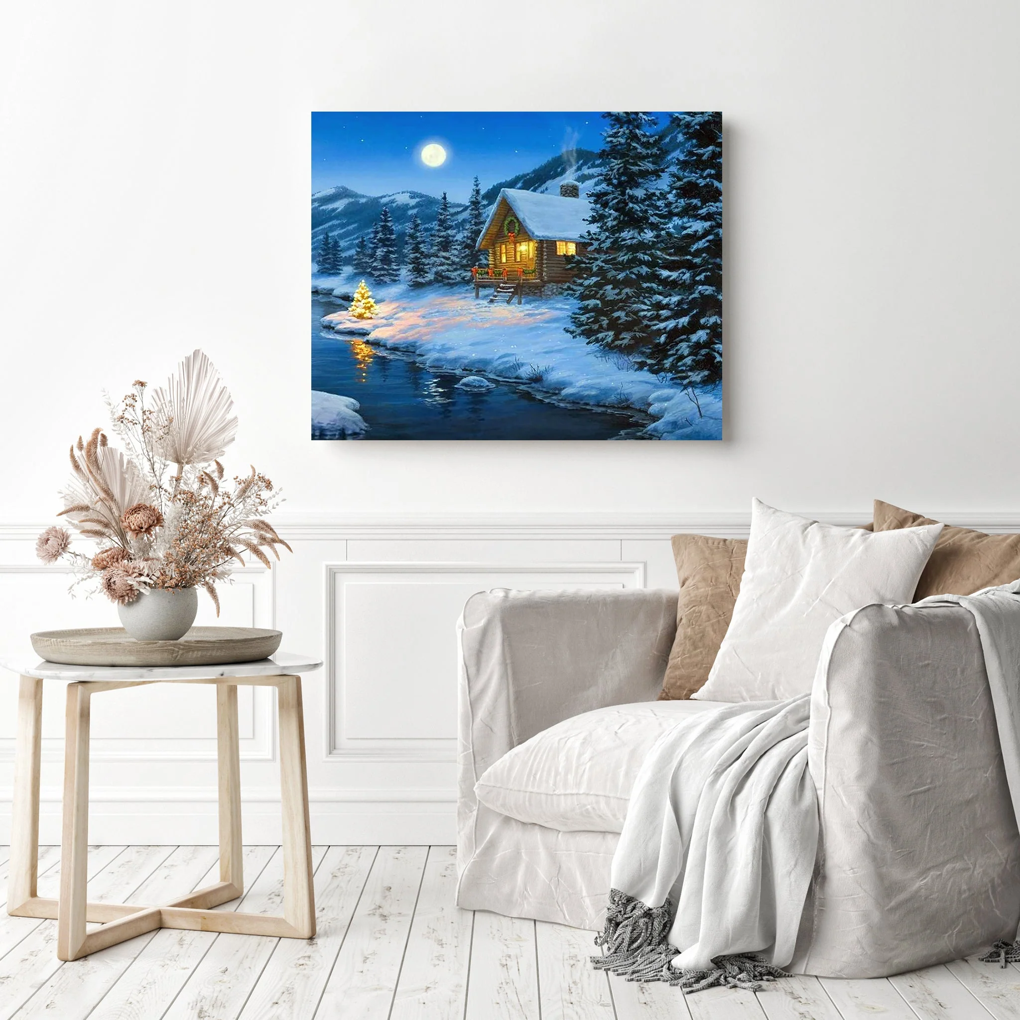 Christmas Cabin | Diamond Painting - Image 3