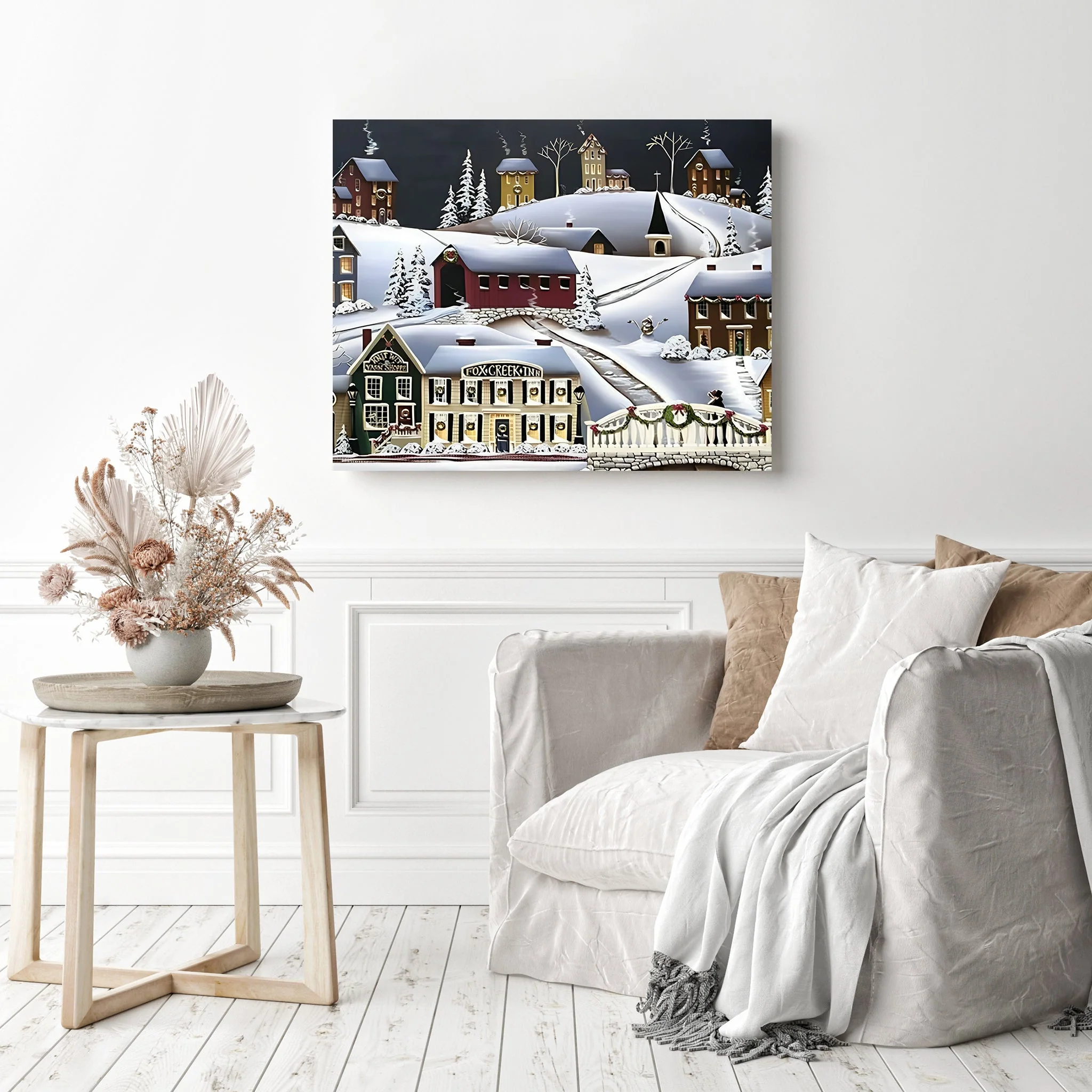 Christmas in Fox Creek Village | Diamond Painting - Image 3