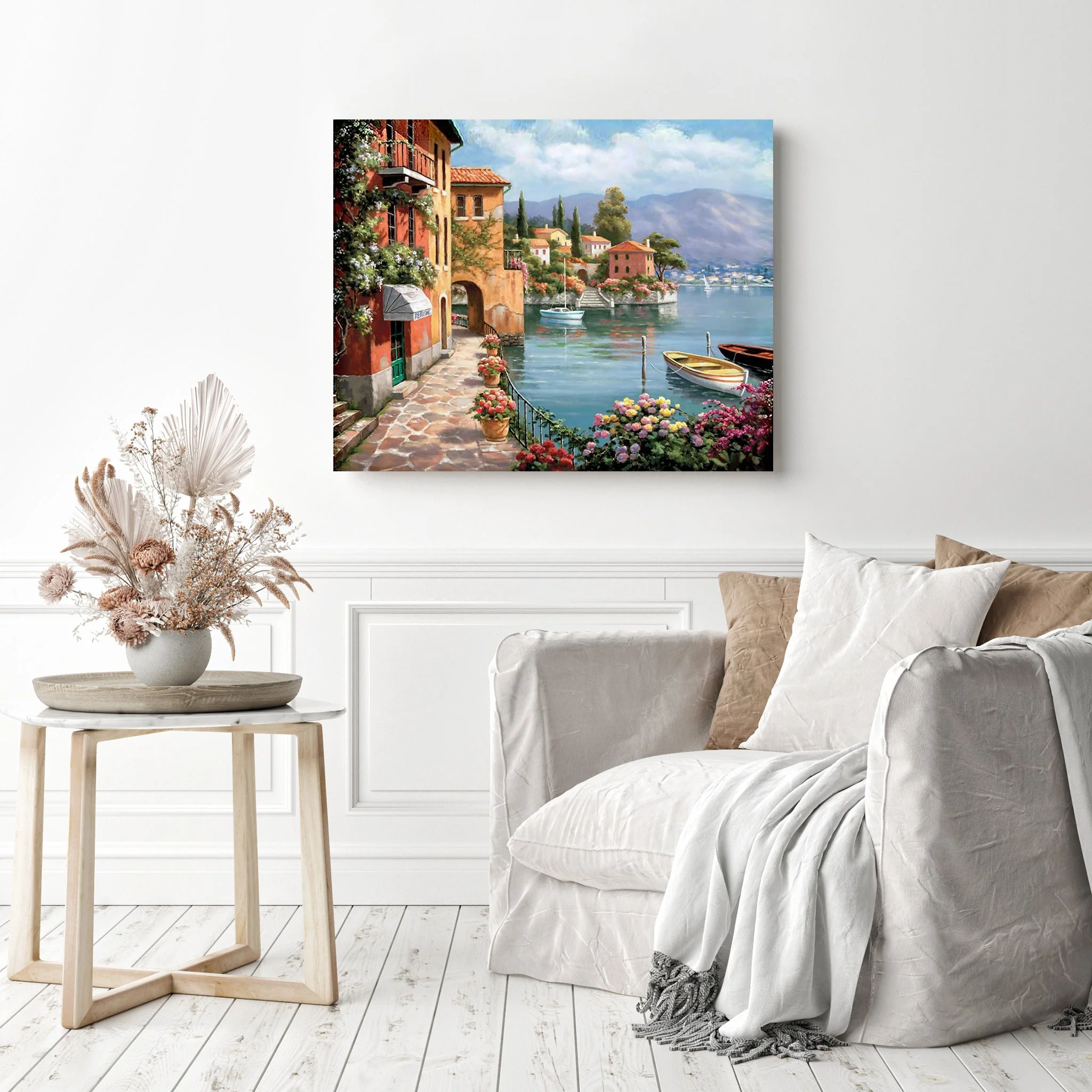 Venice Villa Seaside | Diamond Painting - Image 3