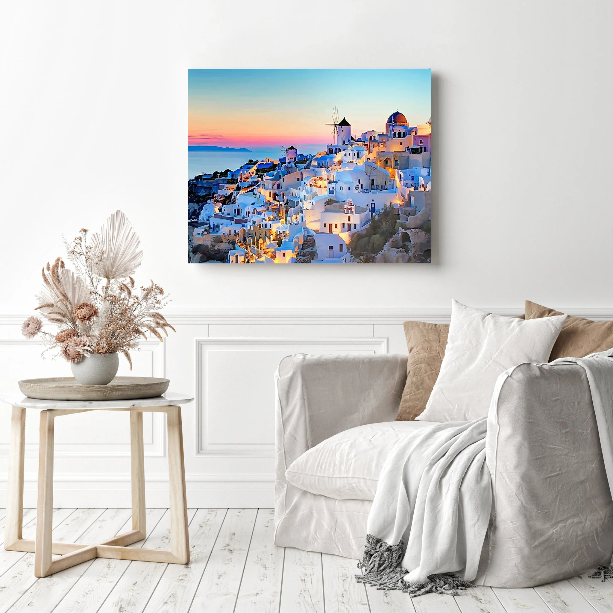 Greece by Night | Diamond Painting - Image 3