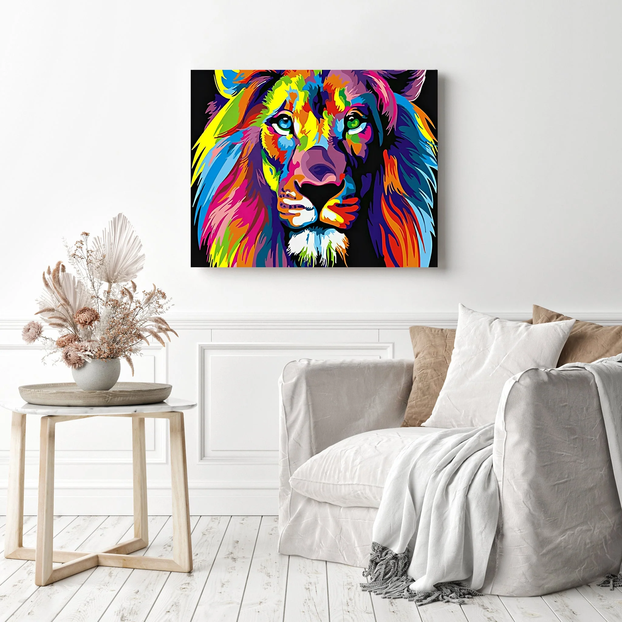 Colorful Lions | Diamond Painting - Image 3