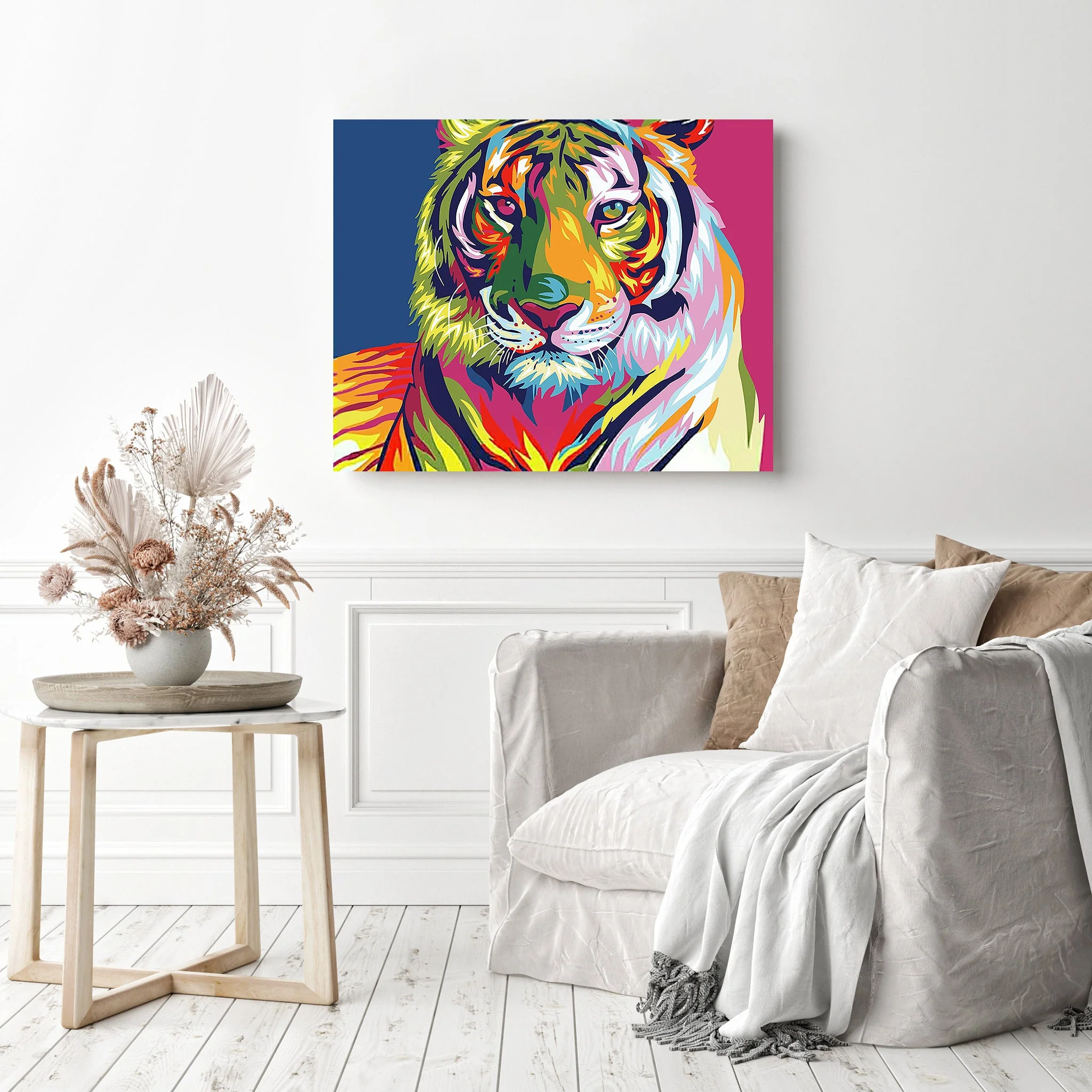 Colorful Tiger | Diamond Painting - Image 3