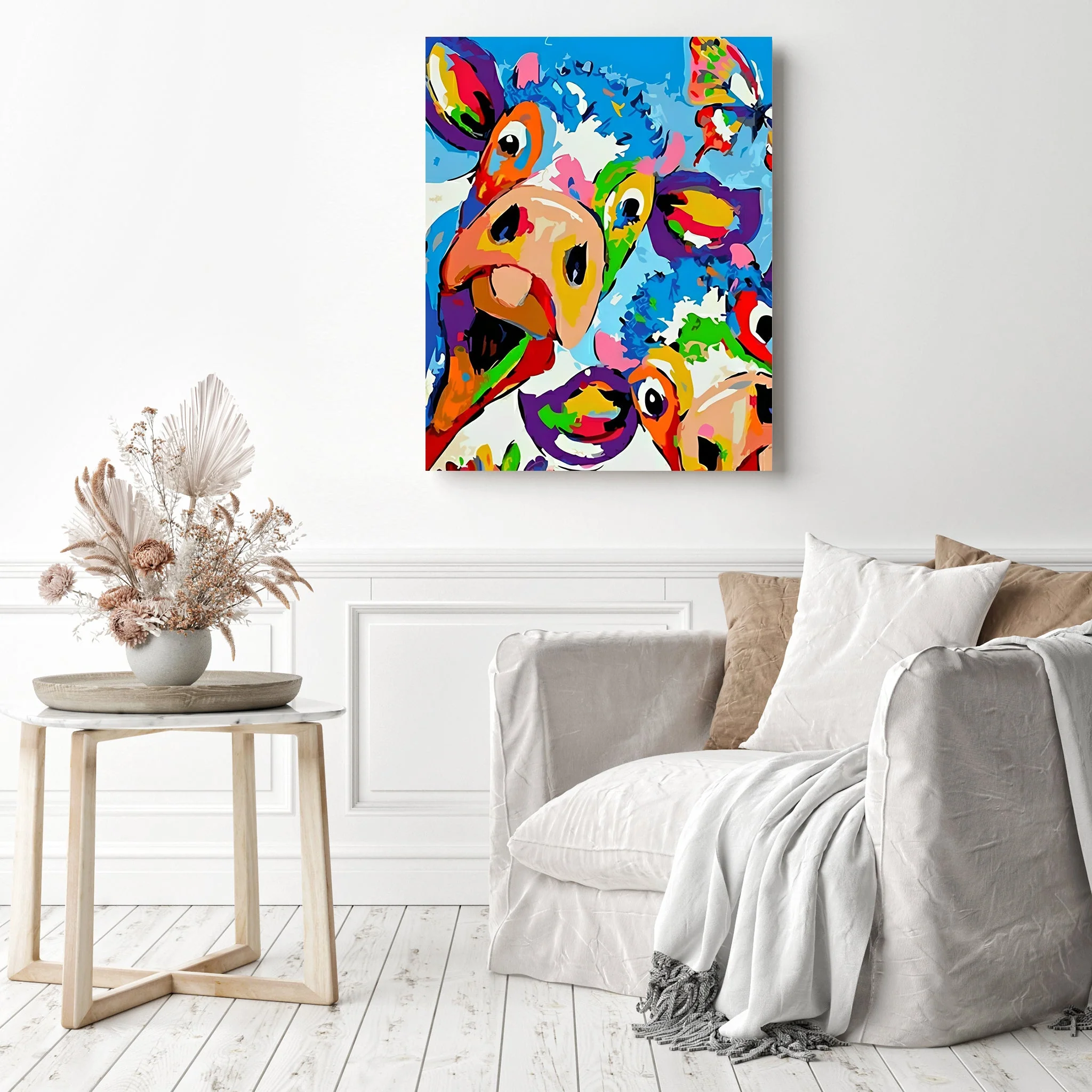 Exotic Colorful Cows | Diamond Painting - Image 3