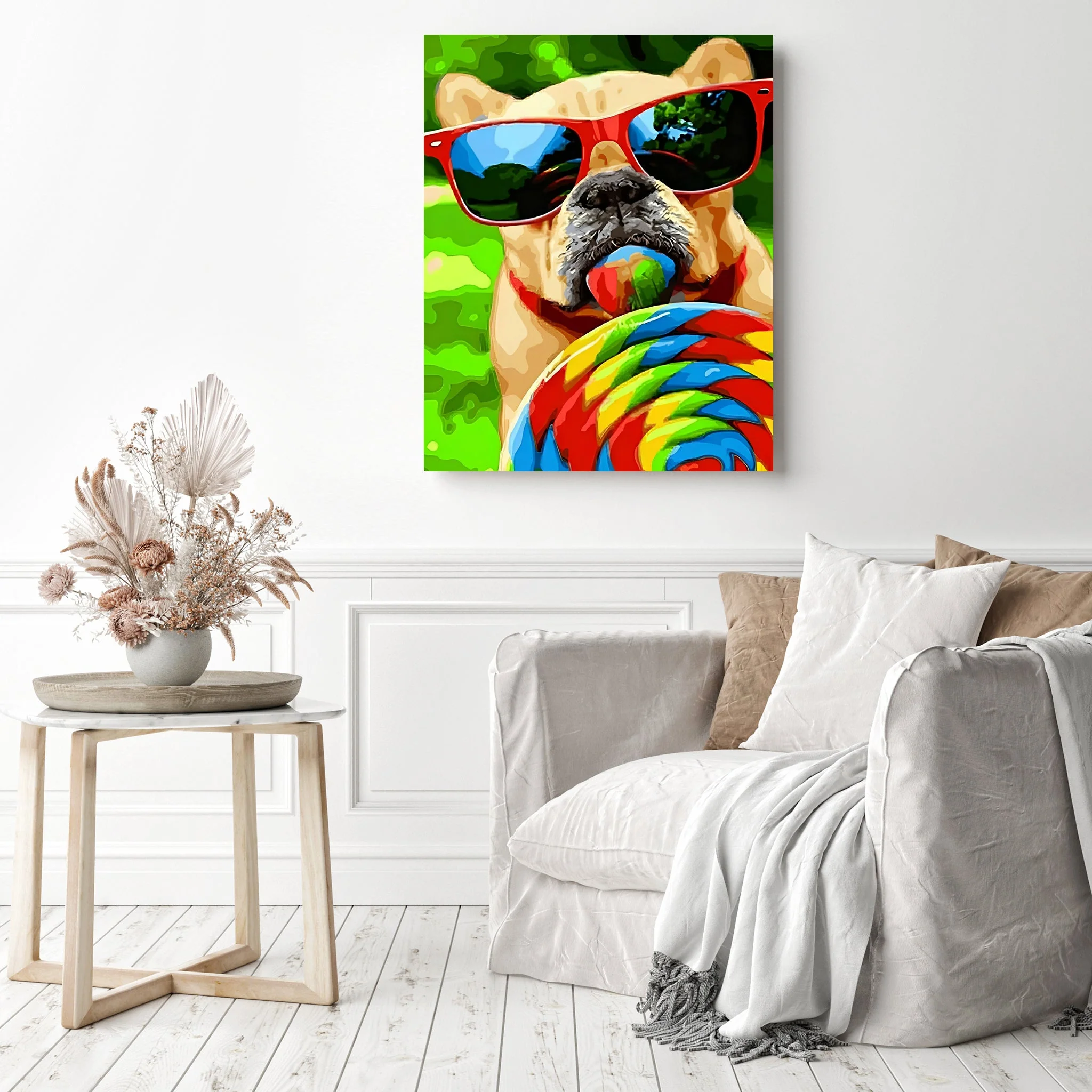 Lollypop Pug | Diamond Painting - Image 3
