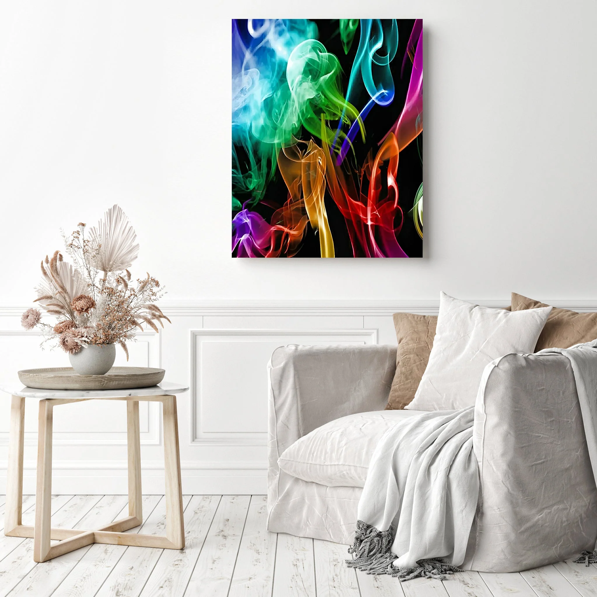 Colorful Light Smoke | Diamond Painting - Image 3