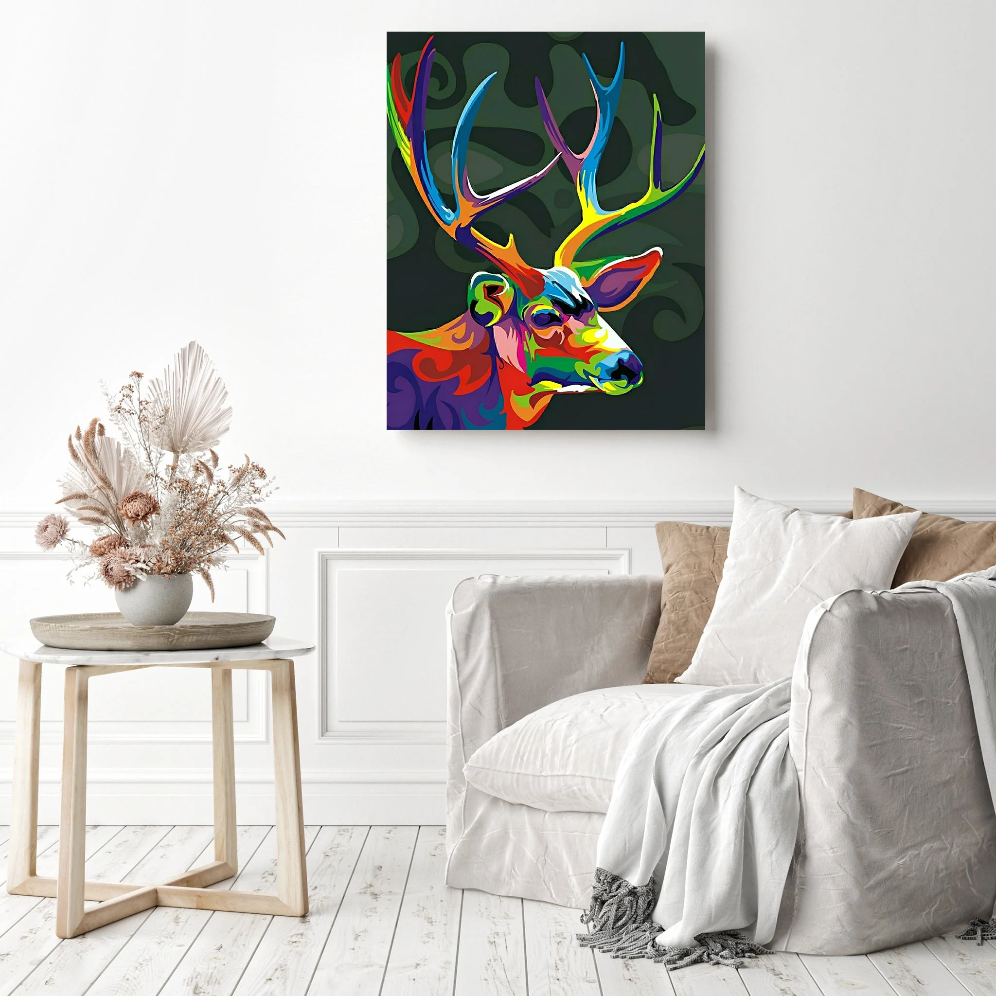Abstract Deer | Diamond Painting - Image 3