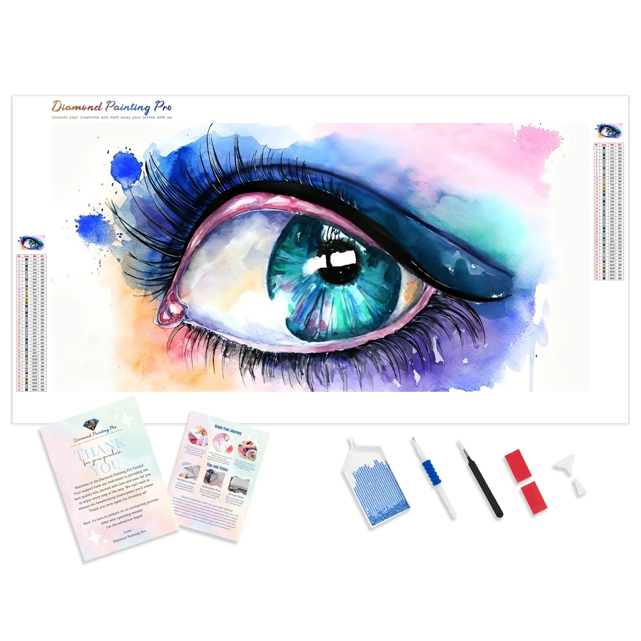 Emerald Green Eye | Diamond Painting