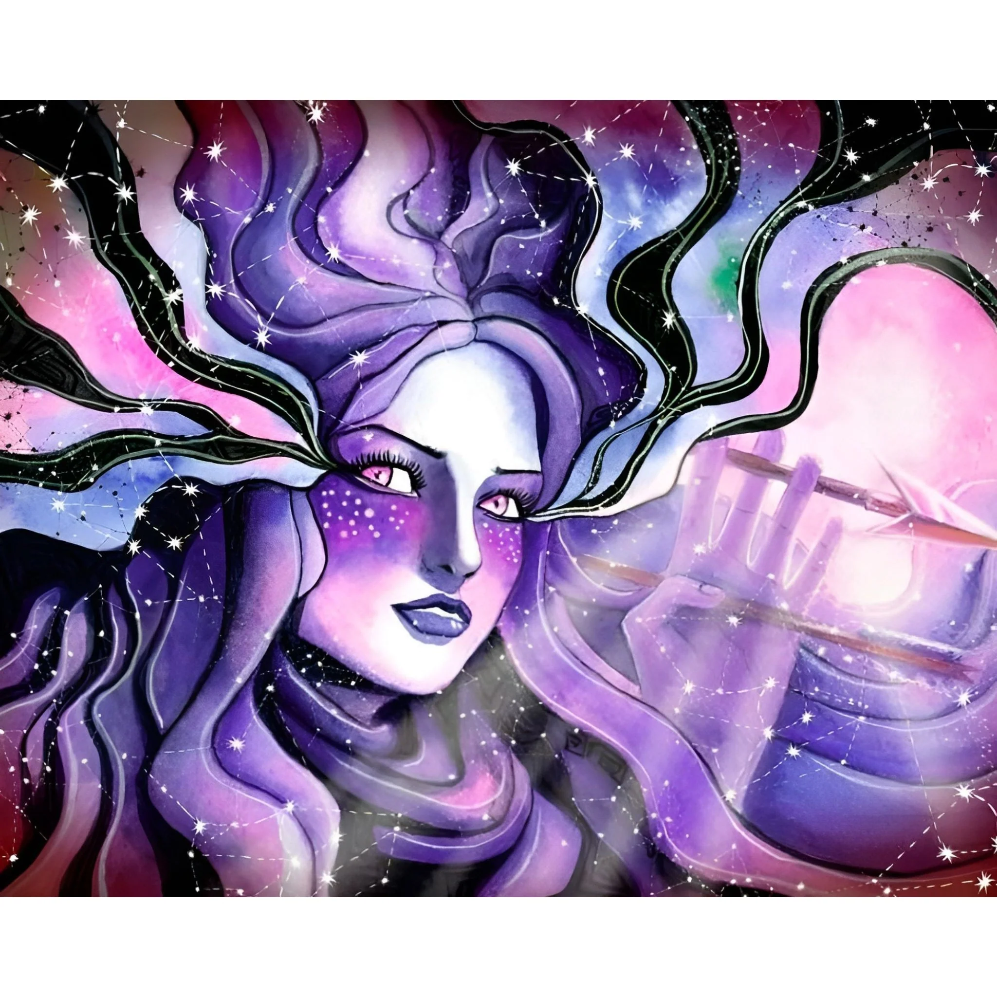 Sagittarius Goddess | Diamond Painting - Image 2