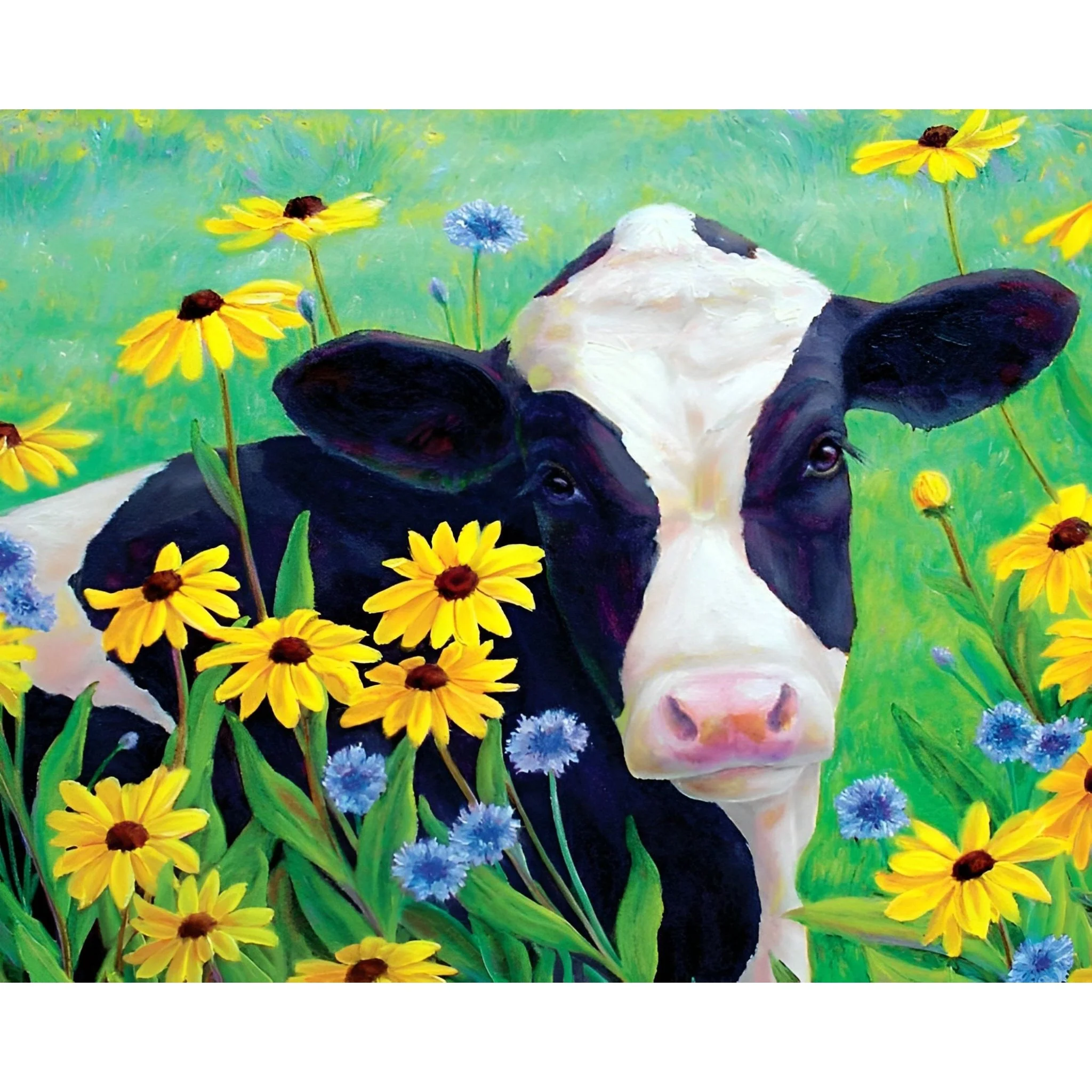 Cow Flower | Diamond Painting - Image 2