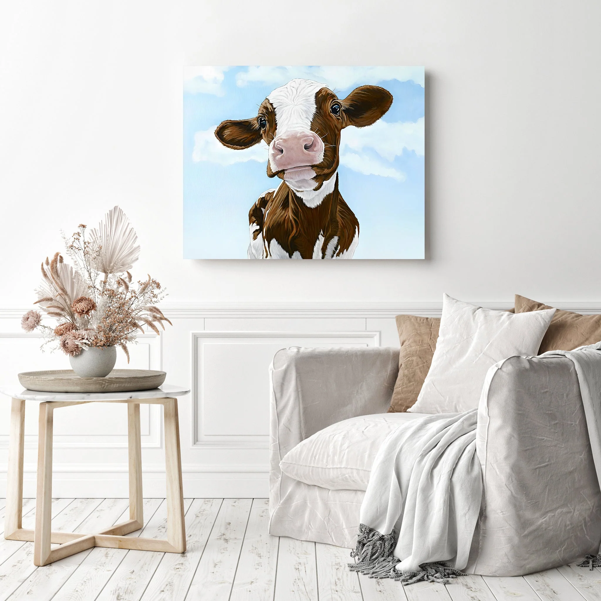 Cow Portrait | Diamond Painting - Image 3