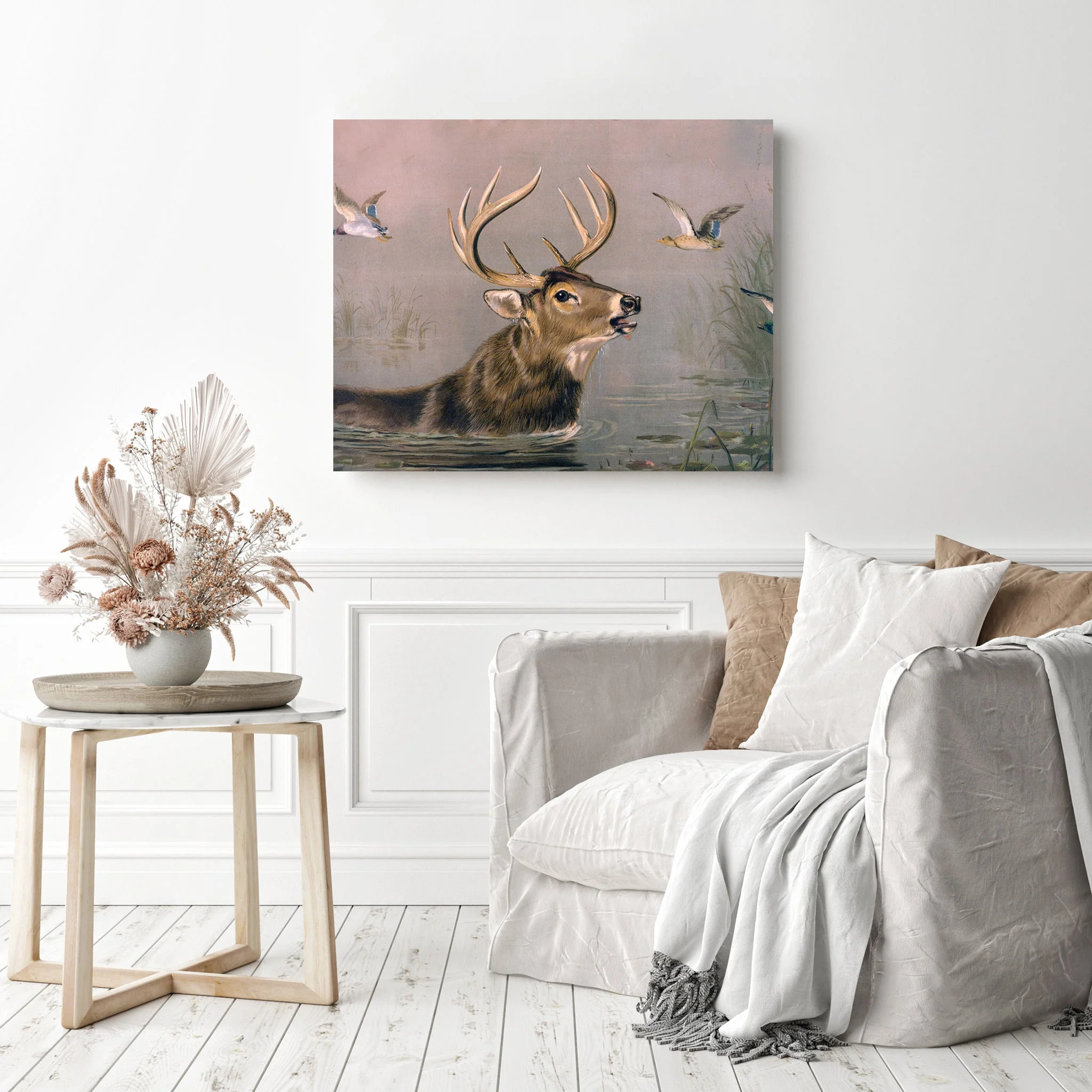 Stag in Water | Diamond Painting - Image 3