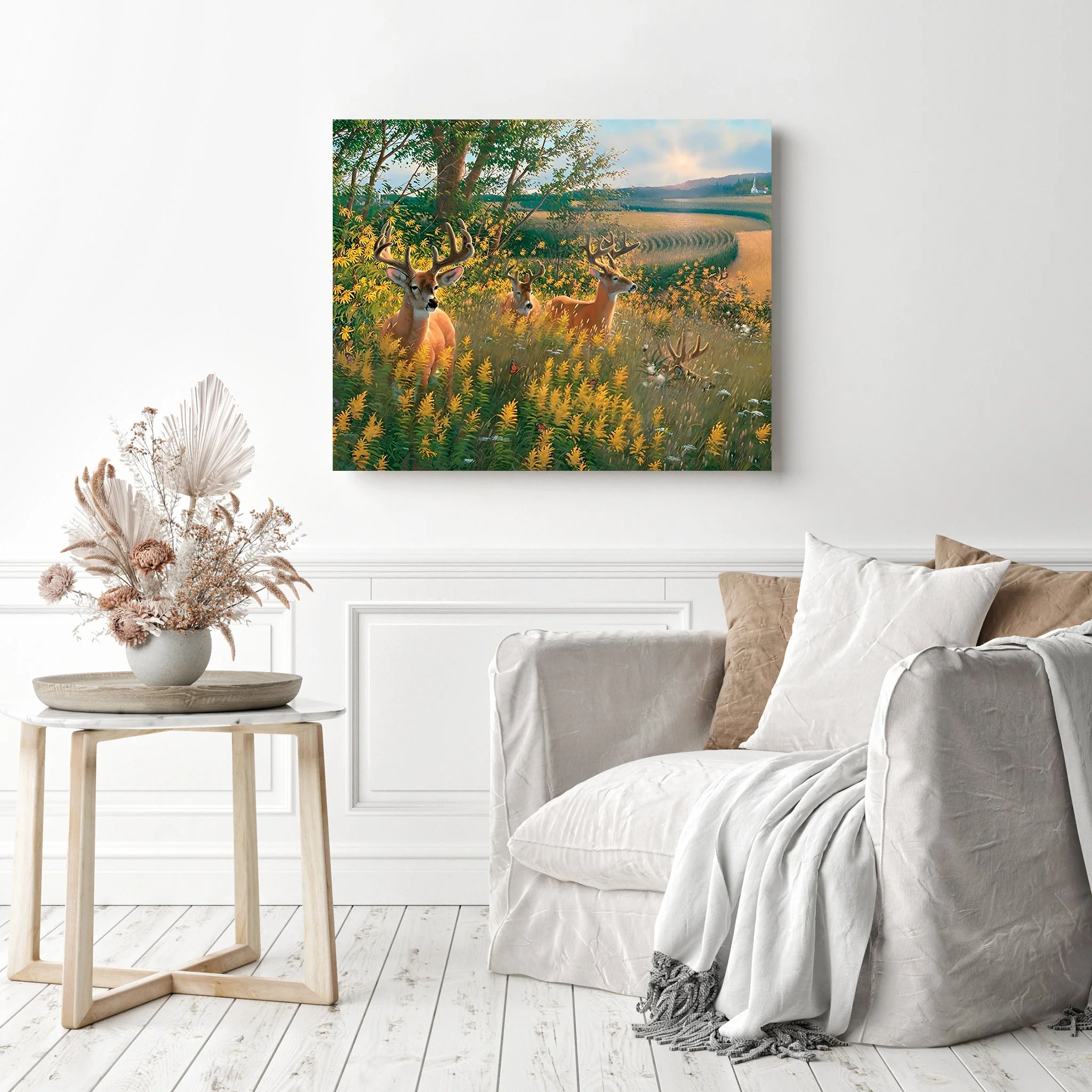 Deer in Field | Diamond Painting - Image 3