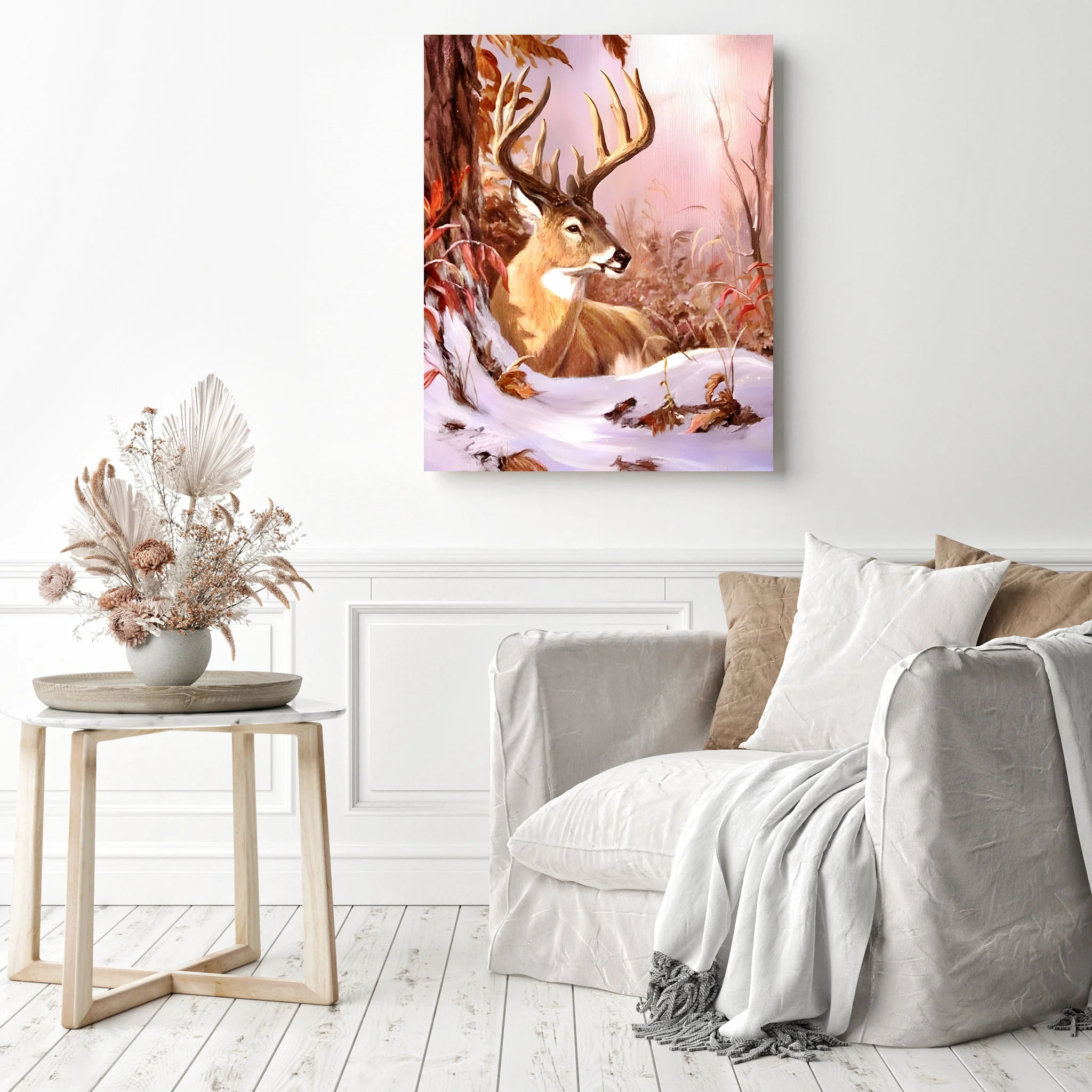 Deer in Winter | Diamond Painting - Image 3