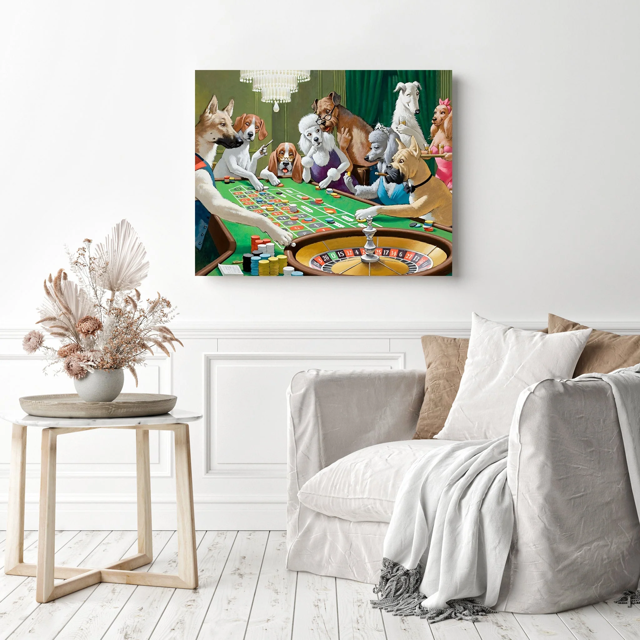 Gambling Dogs | Diamond Painting - Image 3