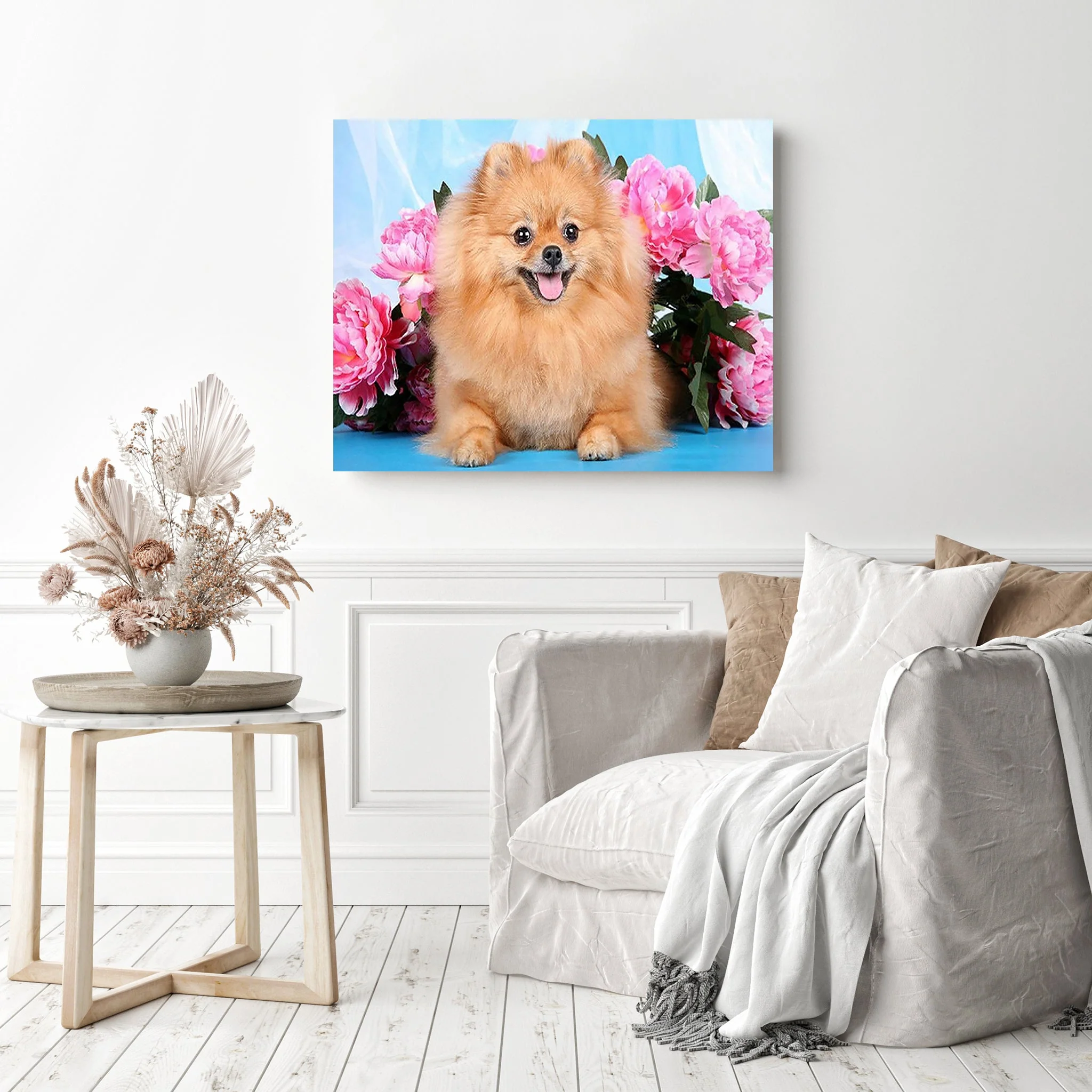 Cute Pomeranian Dog | Diamond Painting - Image 3