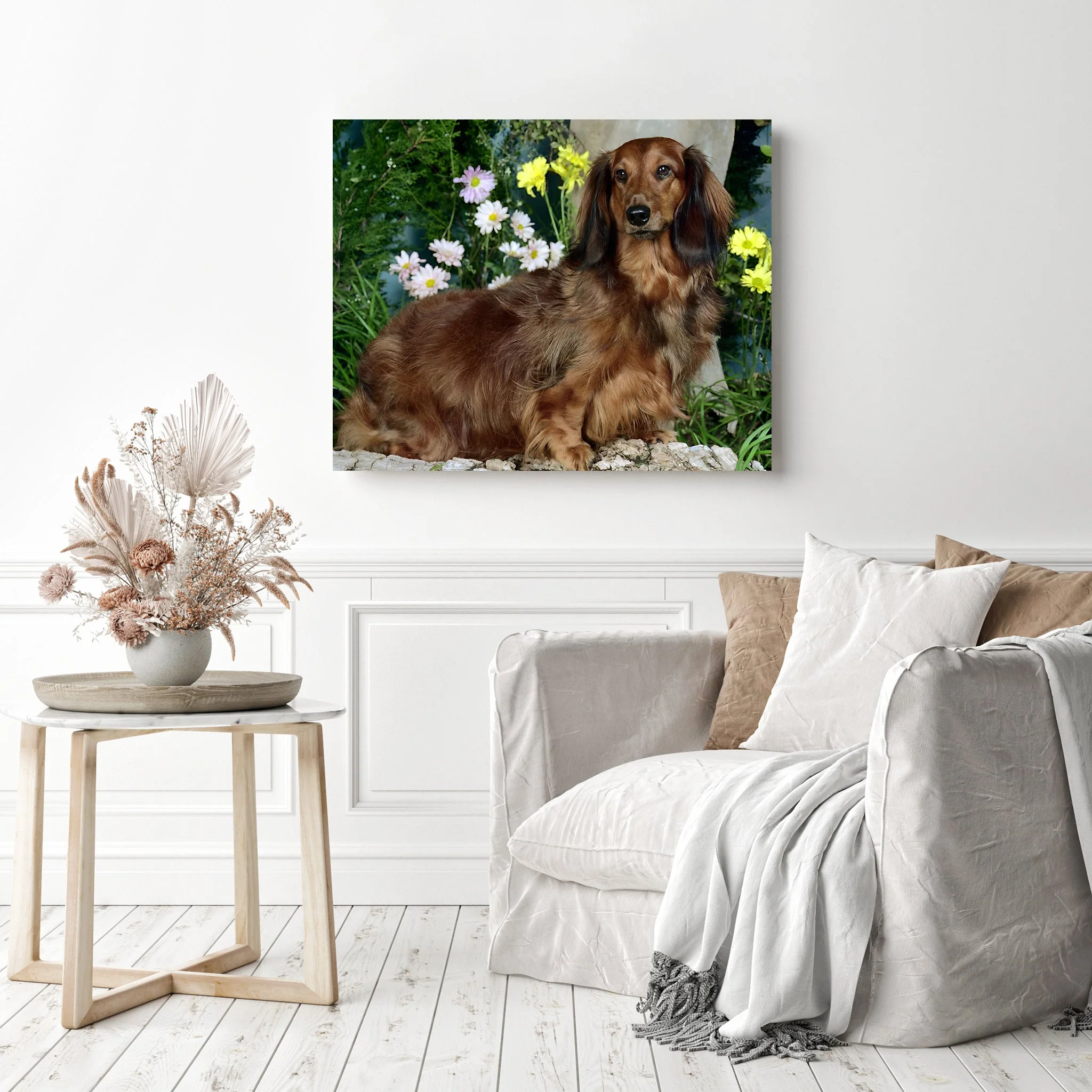 Dachshund Long Hair | Diamond Painting - Image 3