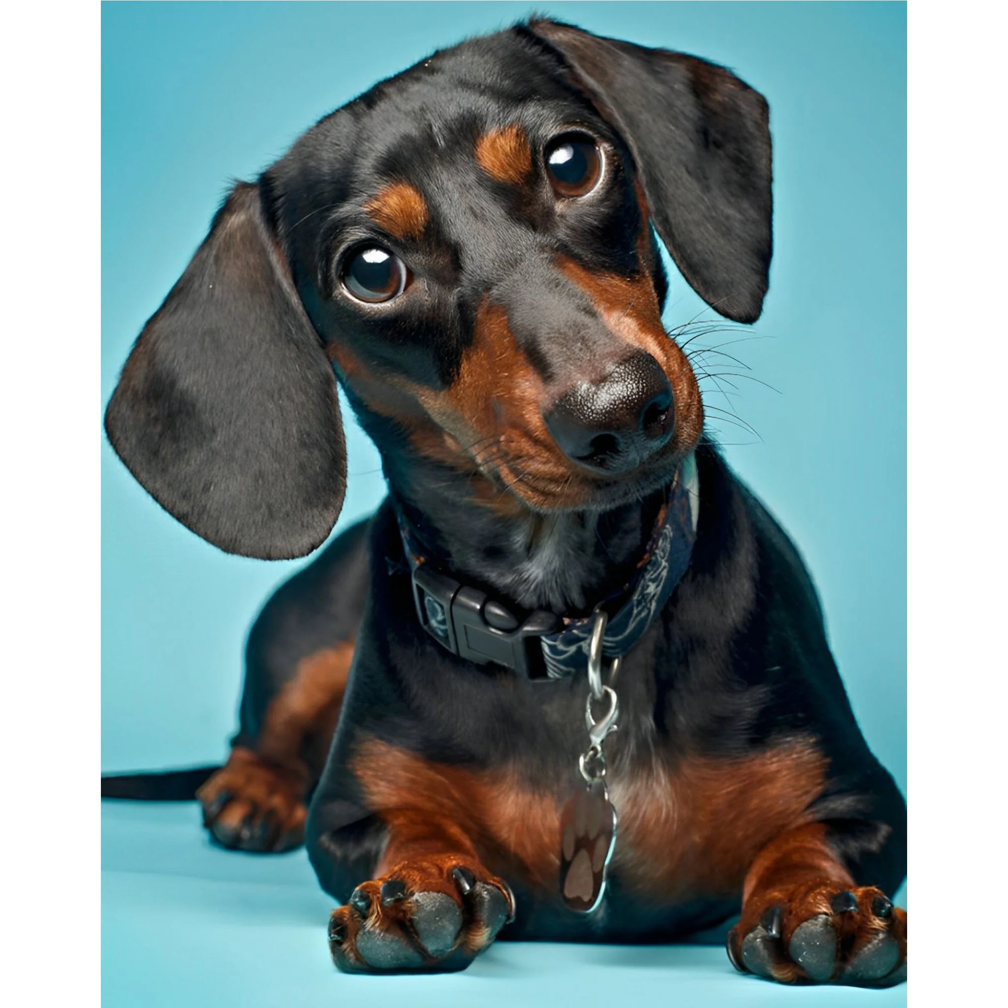 Dachshund portrait | Diamond Painting - Image 2