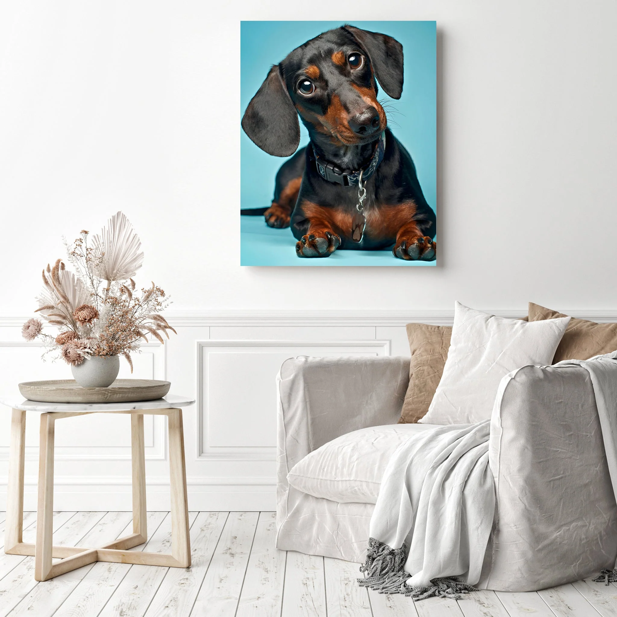 Dachshund portrait | Diamond Painting - Image 3