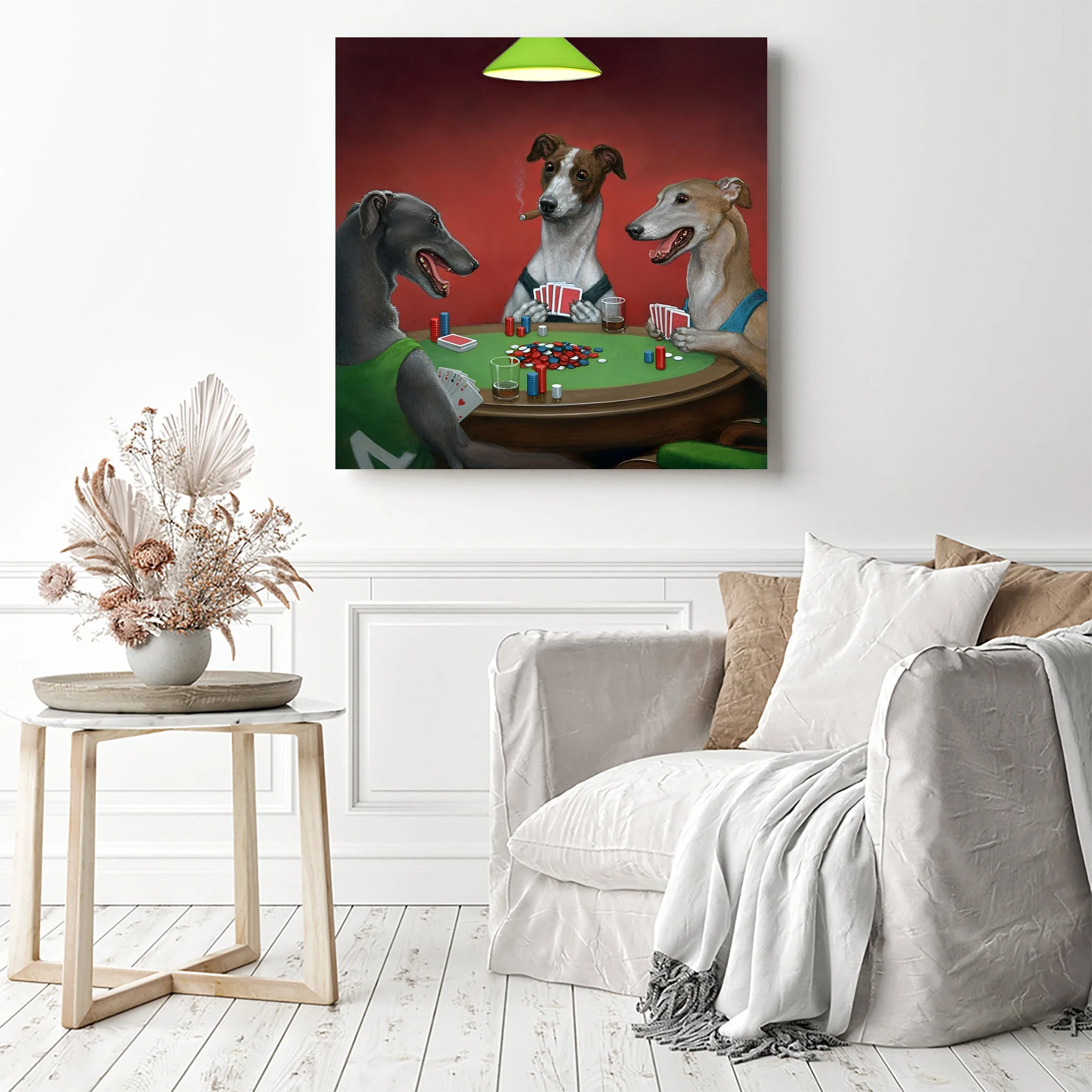 Three Dogs Poker Night | Diamond Painting - Image 3