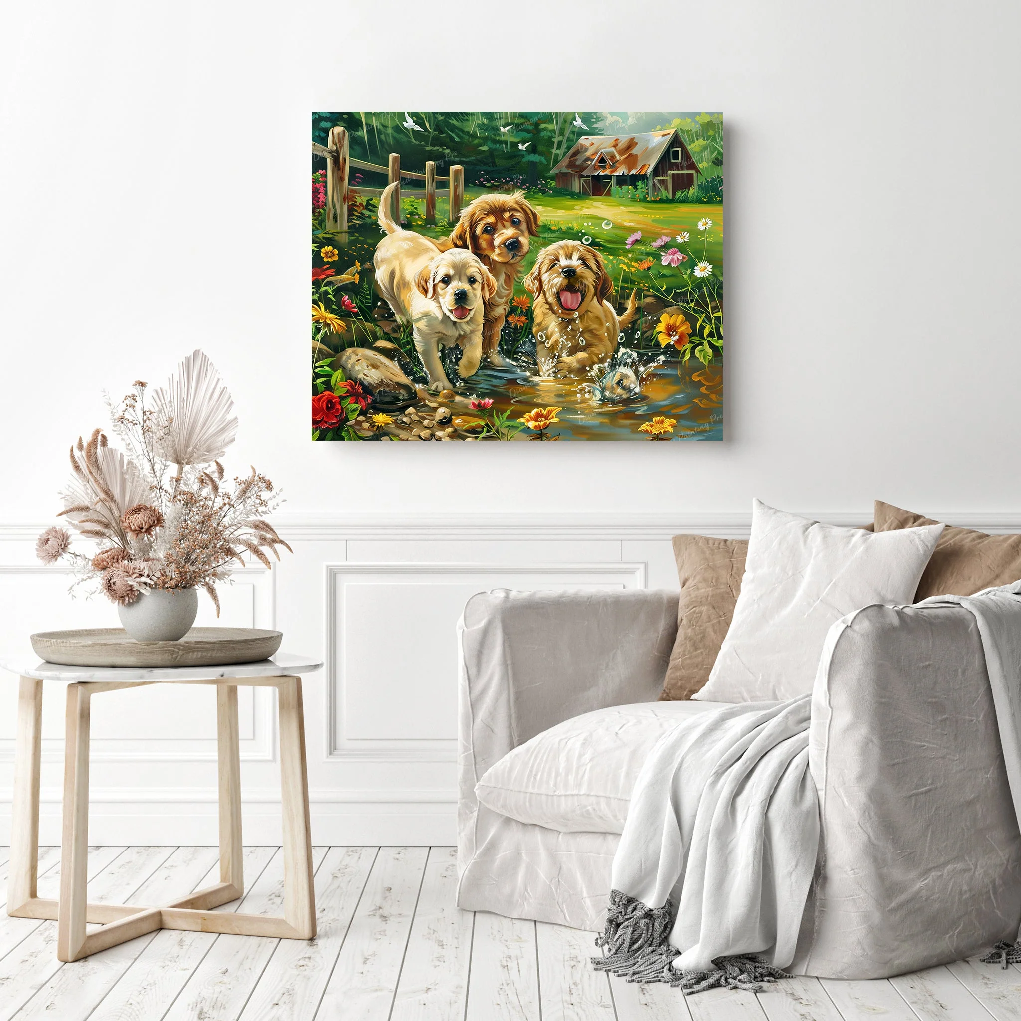 Farmyard Playtime | Diamond Painting - Image 3