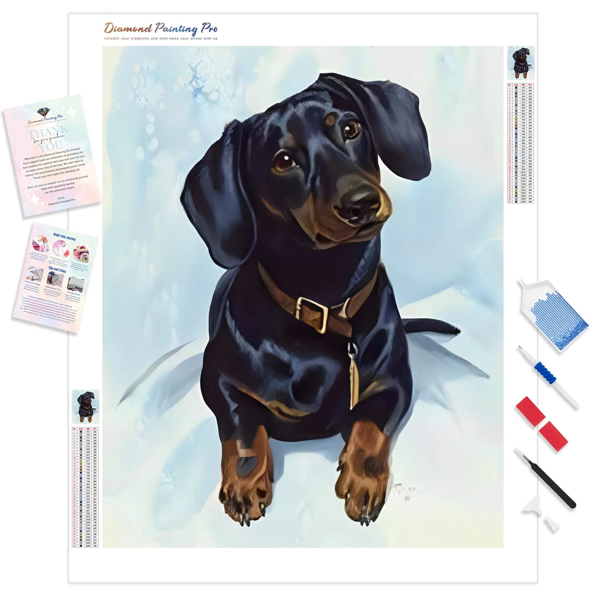 Curious Hotdog | Diamond Painting