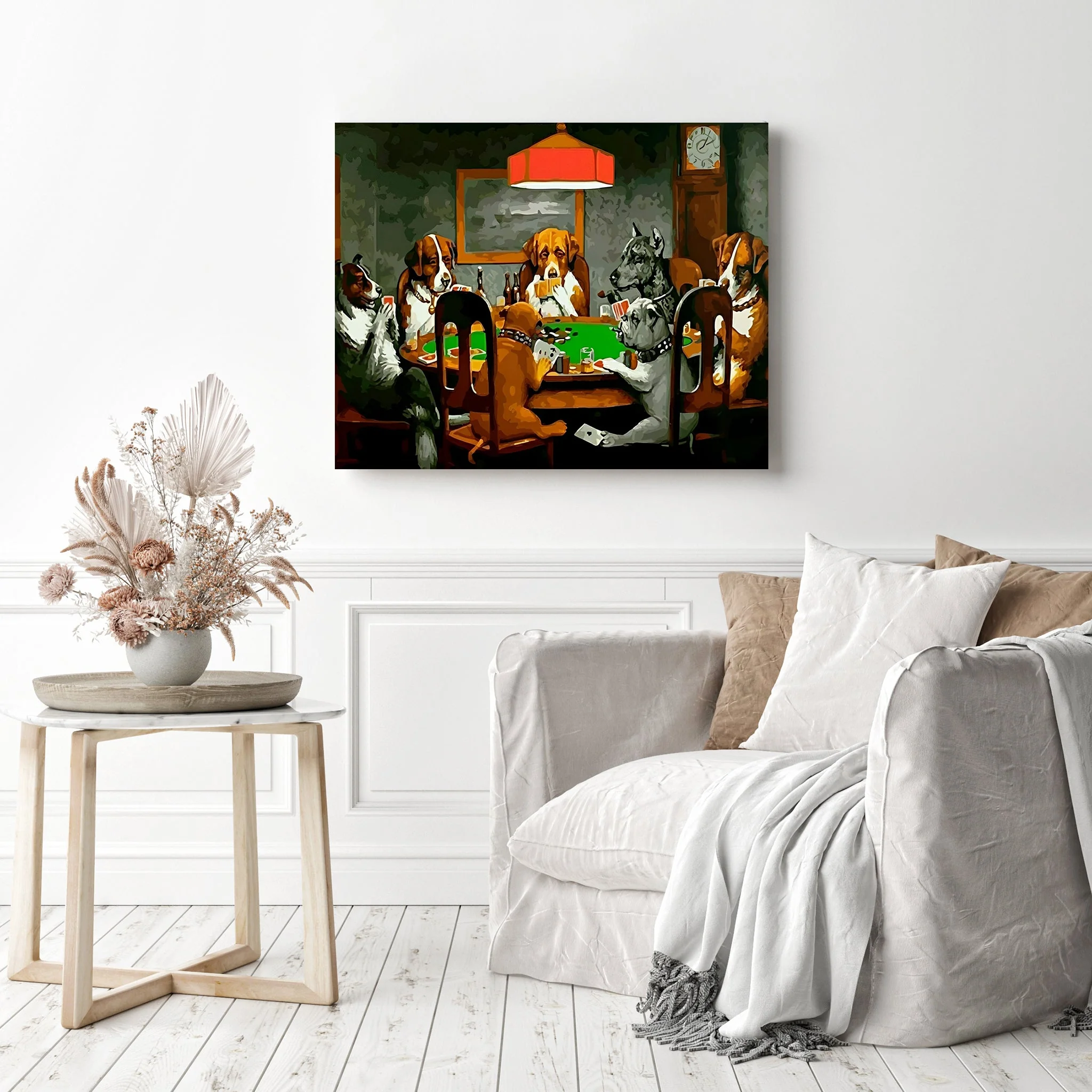 Dogs Playing Poker | Diamond Painting - Image 3
