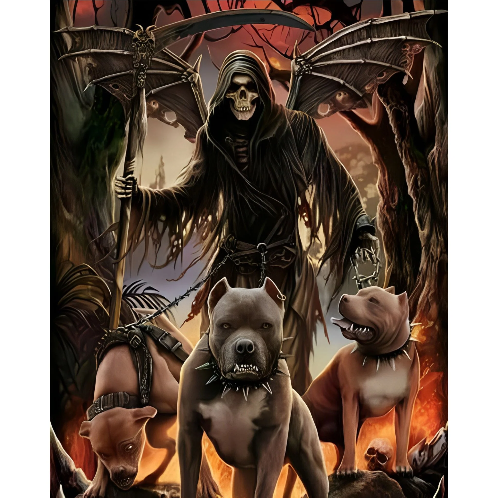 Pits of Hell | Diamond Painting - Image 2